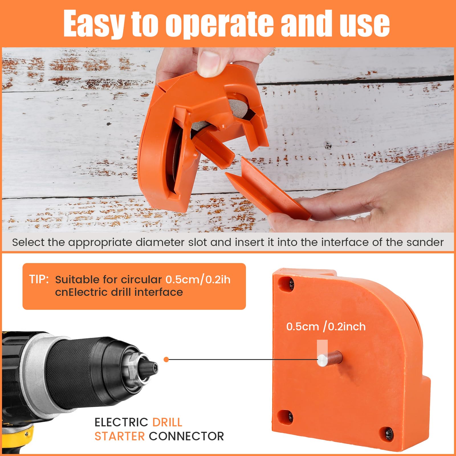 Multipurpose Drill Bit Sharpener Tool - Portable Grinder for High-Speed Steel, Carbide, Twist & Cobalt Drill Bits | Perfect for DIY Projects, Woodworking & Metalworking