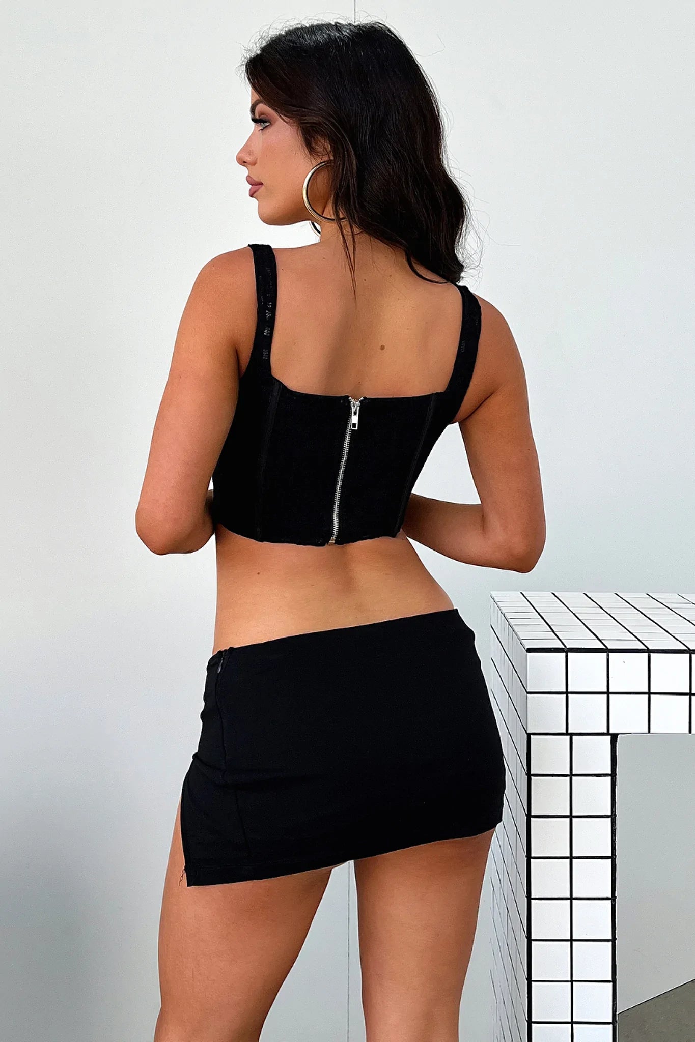 Kaesha Black Bustier Corset Top - Sexy Lingerie for Women | Perfect for Date Night, Boudoir Photography & Special Occasions