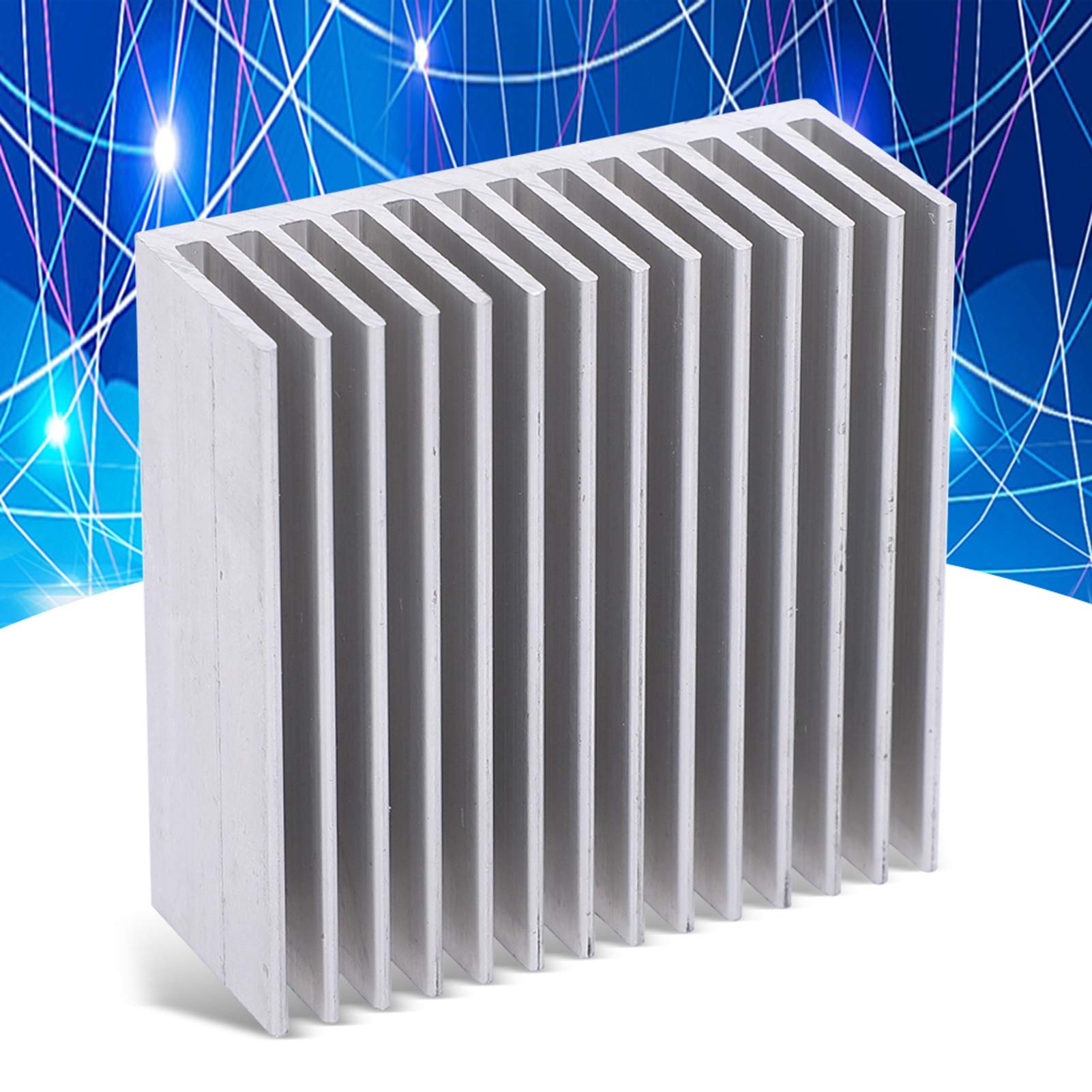 High Performance Aluminum CPU Heat Sink - 4 Pack for Power Supplies, Routers, Electronic Tubes, Amplifiers & PCBs - Efficient Cooling Solution for Electronics & Computer Components
