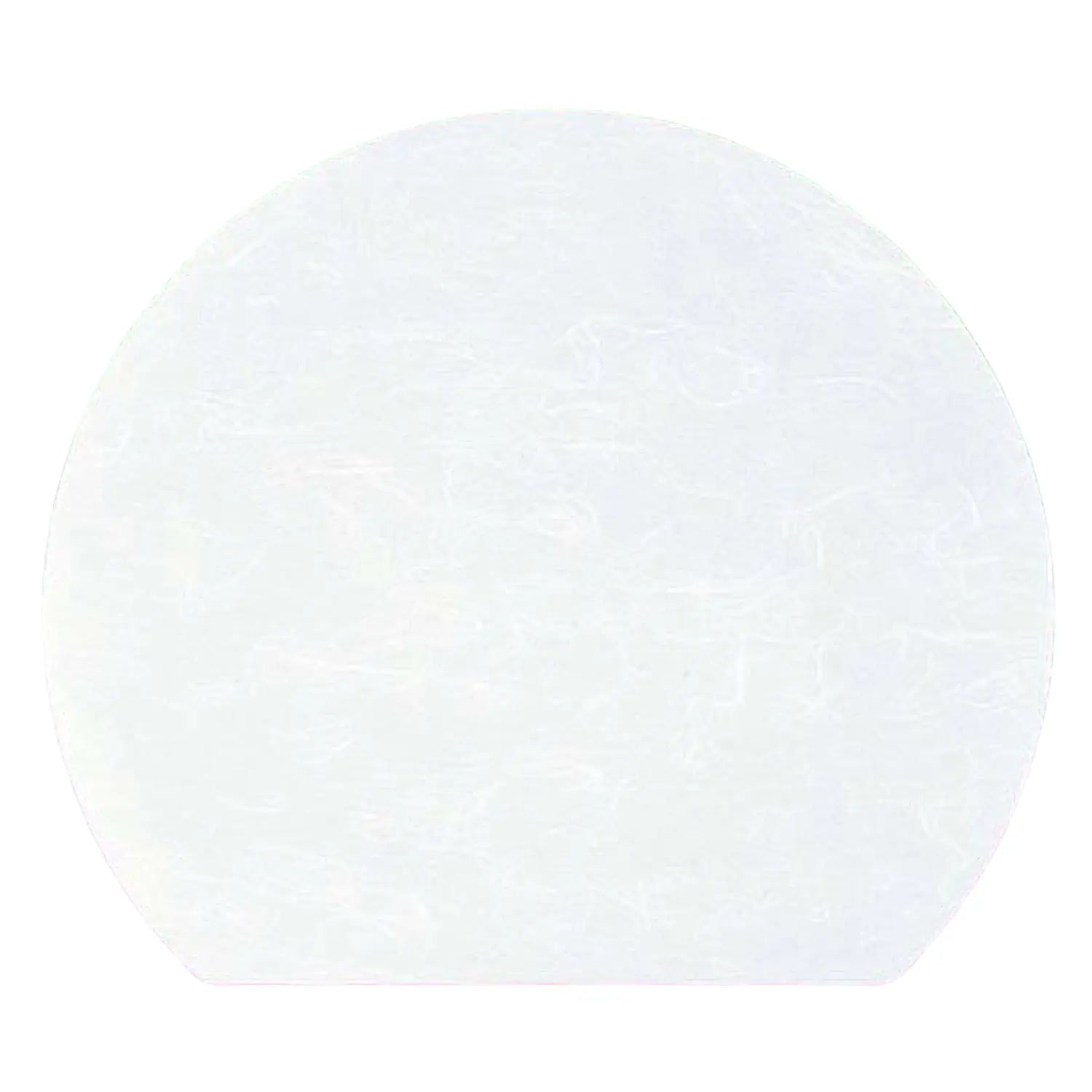 Artec Washi Paper Half Moon Placemat Set - 100 Pieces Natural Japanese Table Mats for Dining, Parties & Home Decor