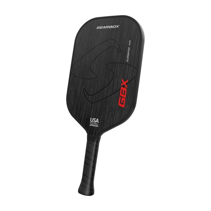 Premium Gearbox GBX Raw Carbon Pickleball Paddle - 8.5 oz Lightweight Performance Paddle for Tournament Play | Demo & Rental Available | Perfect for Competitive Matches & Outdoor Recreation