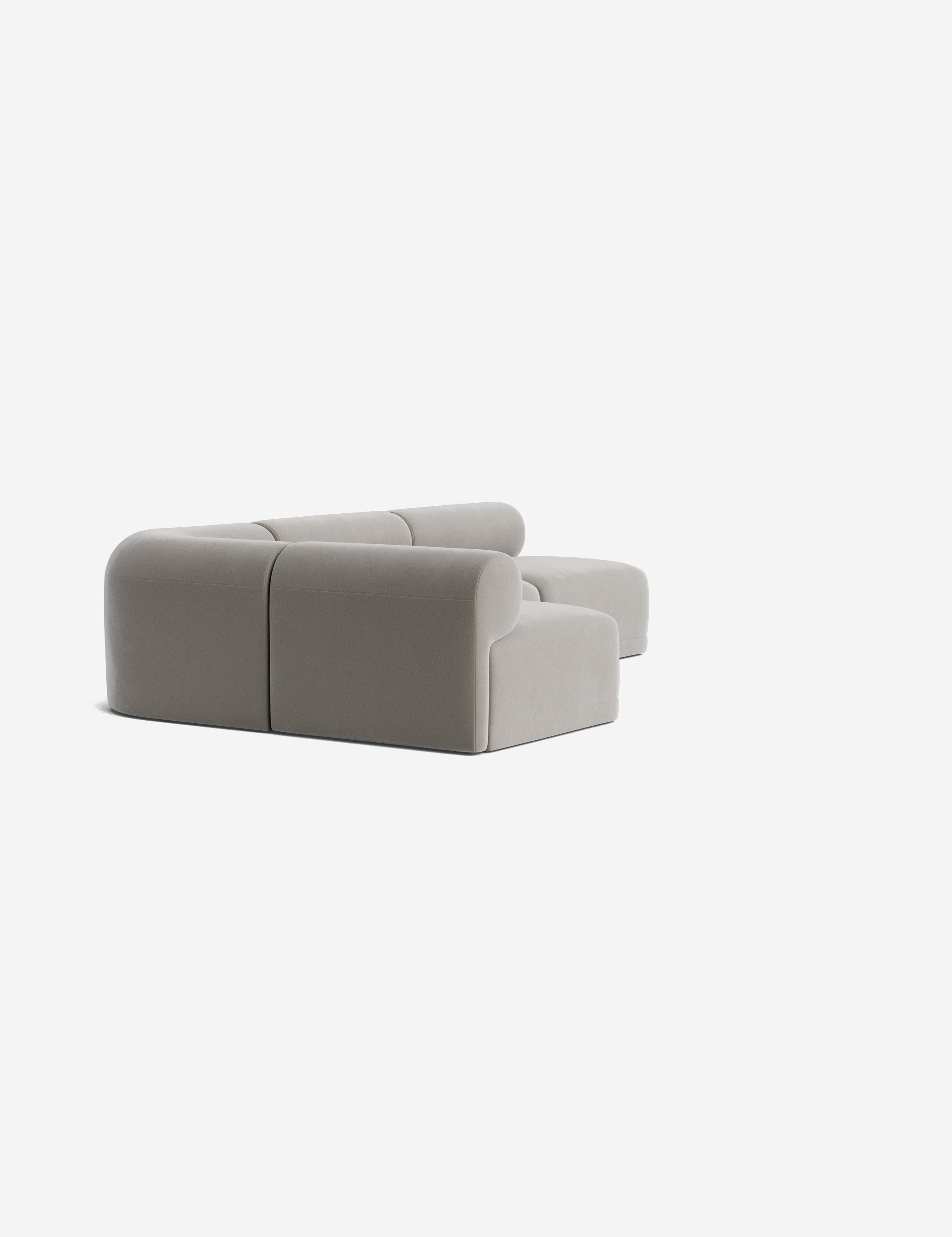 Modern Carson Sectional Sofa - Comfortable L-Shaped Couch for Living Room, Family Room & Home Theater - Soft Fabric Upholstery with Reversible Chaise