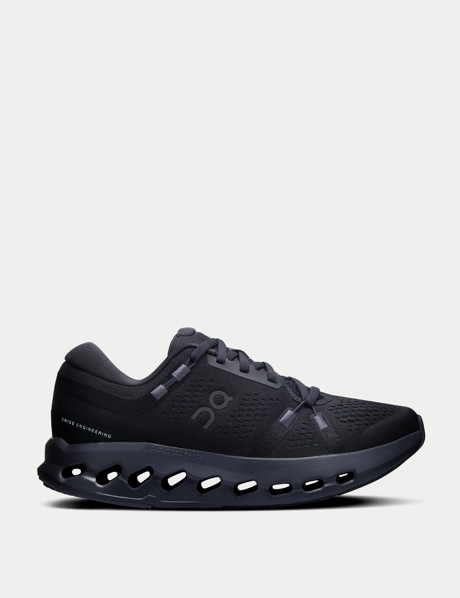 Women's On Running Cloudsurfer 2 Black Sneakers - Lightweight & Cushioned for Running, Walking & Gym Workouts - Style 3WF10101043