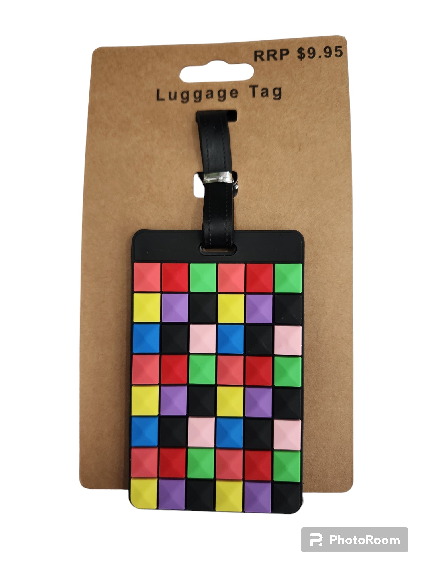 Colorful Square Luggage Tags for Travel - Durable & Stylish Bag Tags for Suitcases, Backpacks, and Carry-Ons - Perfect for Airports, Vacations, and Business Trips