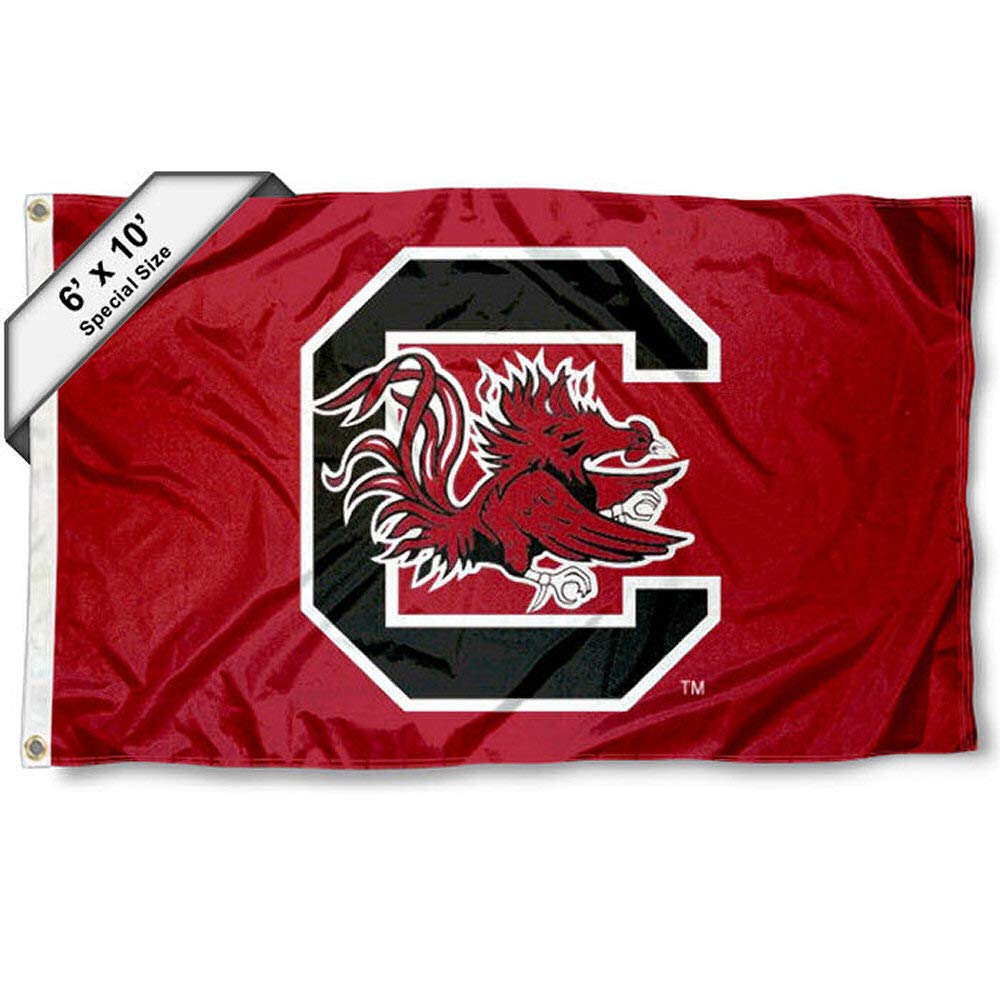 South Carolina Gamecocks 6x10 Feet Large Outdoor Flag - College Flags & Banners Co. - Perfect for Game Day, Tailgating, and Campus Decor