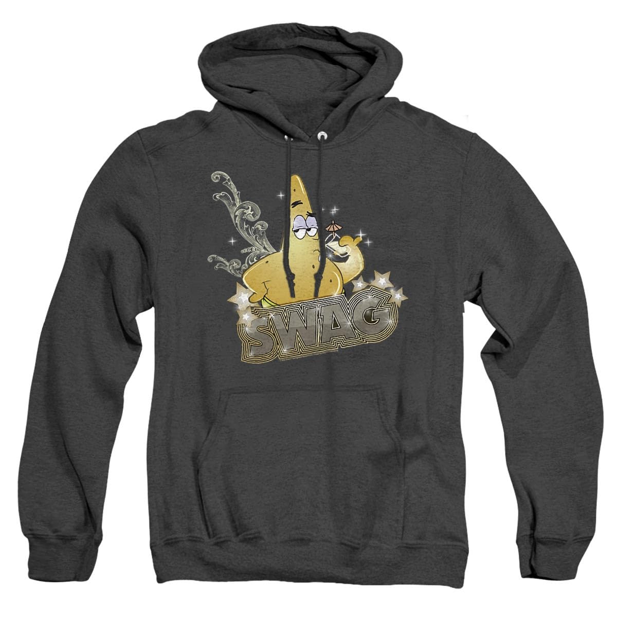 Spongebob & Patrick Graphic Unisex Hoodie - Heather Pullover Sweatshirt for Men & Women | Casual Wear, Street Fashion, Anime Fans Gift