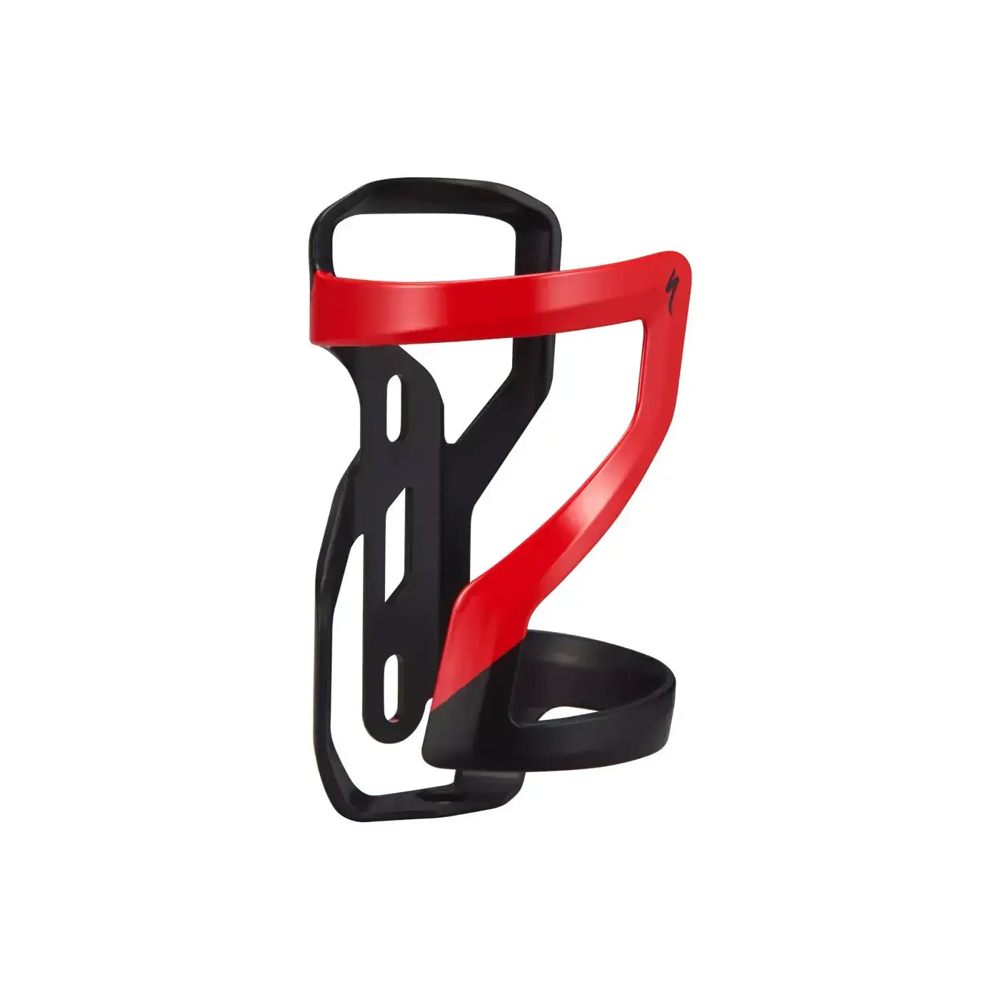 Specialized Zee Cage II Bicycle Water Bottle Cage - Right Side Mount, Red & Black - Perfect for Road Bikes, Mountain Bikes & Cycling Adventures