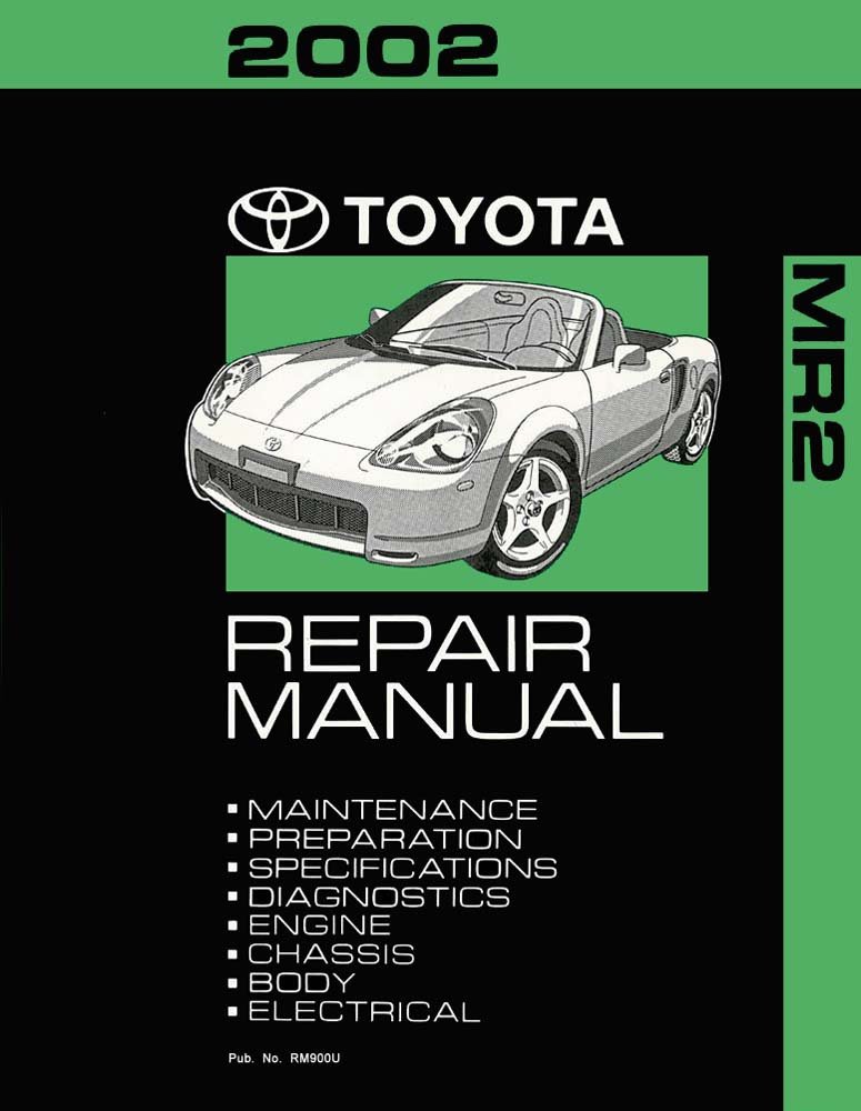 2002 Toyota MR-2 OEM Shop Service Repair Manual - Complete Engine & Drivetrain Guide | Bishko Automotive Literature | Perfect for DIY Mechanics & Professional Technicians