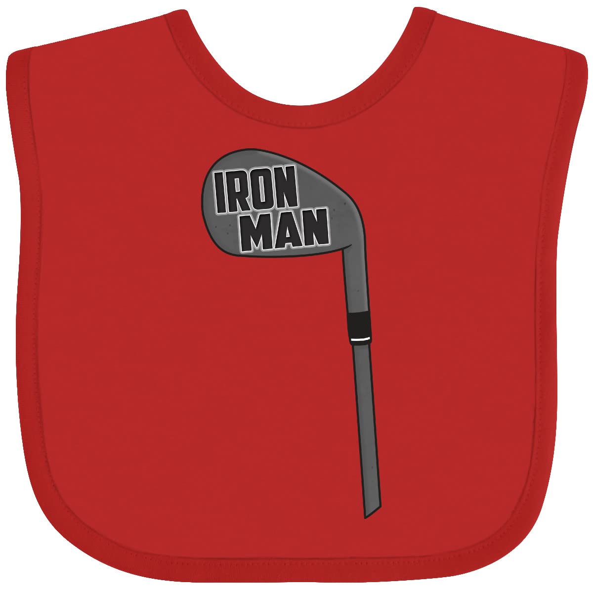 Inktastic Iron Man Baby Bib - Superhero Themed Drool Bib for Infants & Toddlers - Perfect for Feeding, Playtime & Marvel Fans