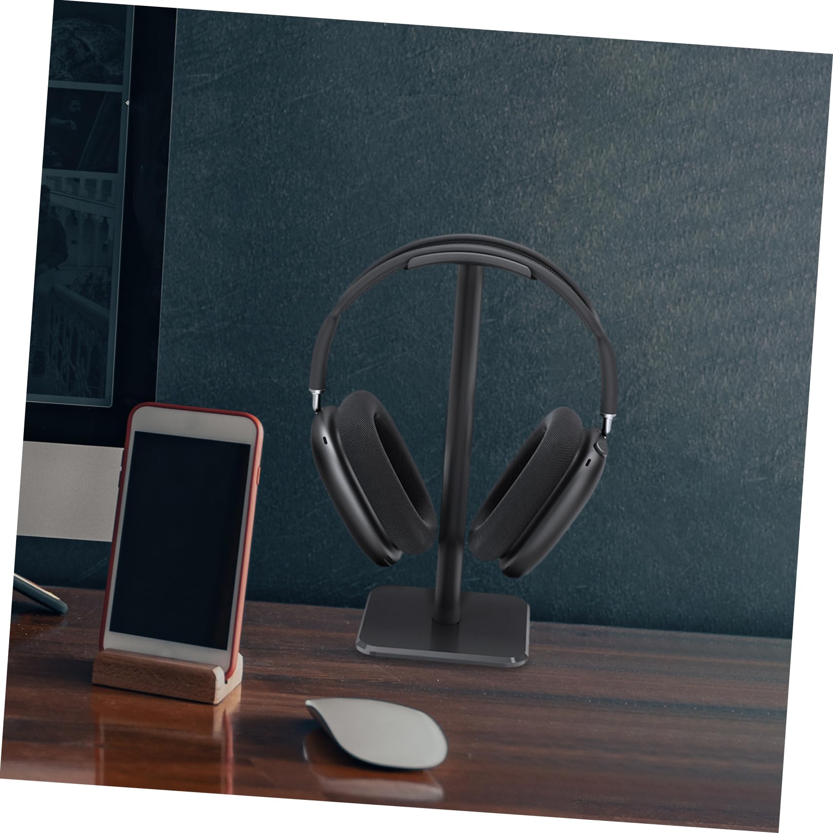 Premium Aluminum Headphone Stand for Wired Headphones - Universal Detachable Display Holder for Gaming, Office & Home Use