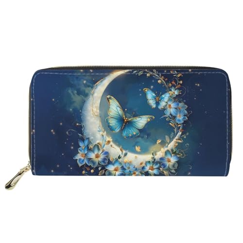 Aesthetic Floral Butterfly Moon