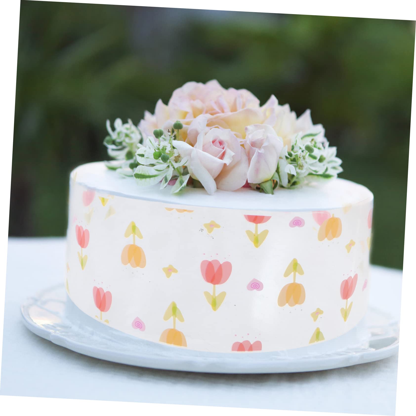 Versatile Cake Rim Wrappers | Decorative Cake Collars for Mousse & Birthday Cakes | Perfect for Wedding, Anniversary & Celebration Cakes