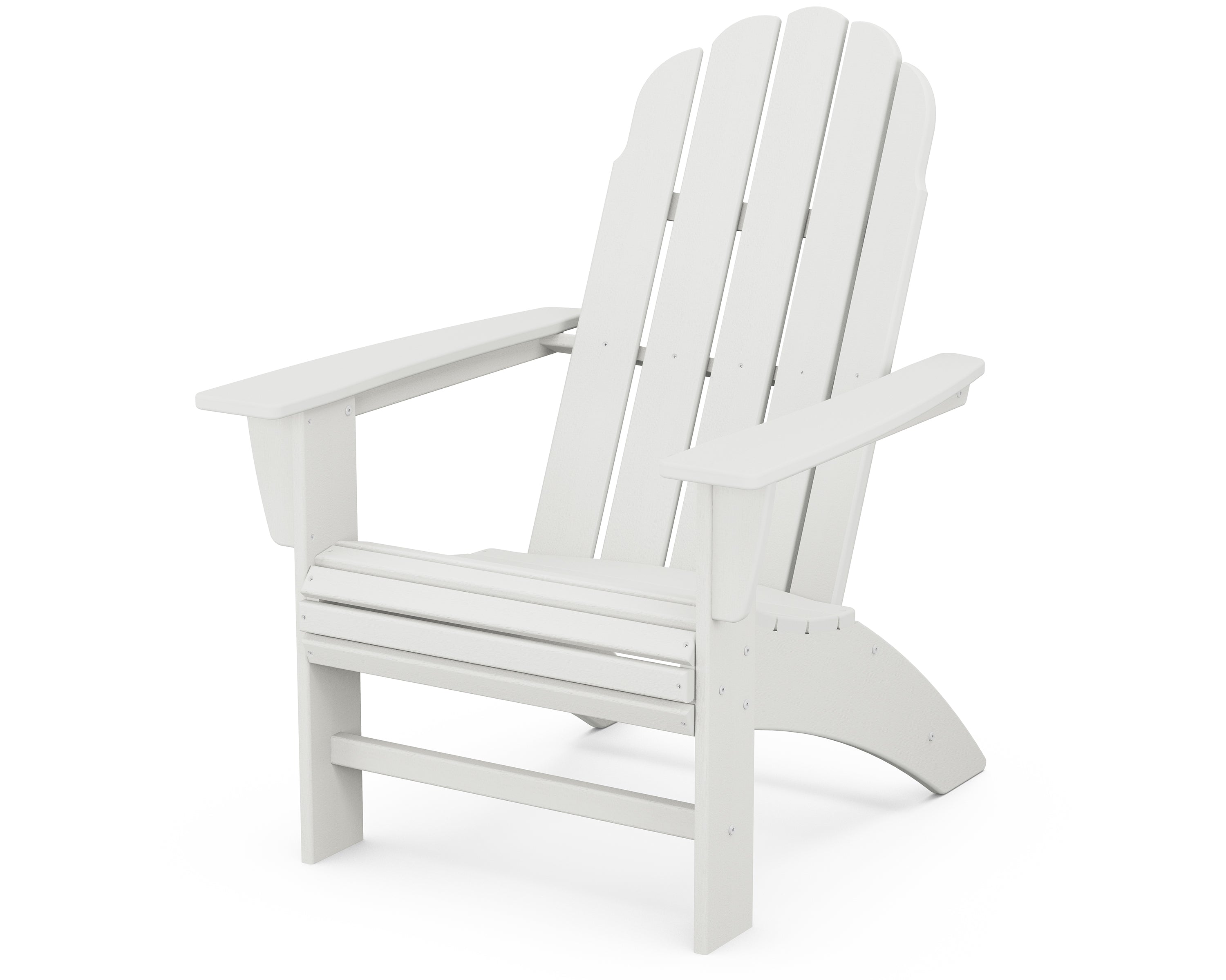 POLYWOOD Vineyard Curveback Adirondack Chair - Durable Outdoor Furniture for Patio, Poolside & Garden - Weather-Resistant Recycled Plastic Material - Perfect for Backyard Relaxation & Entertaining