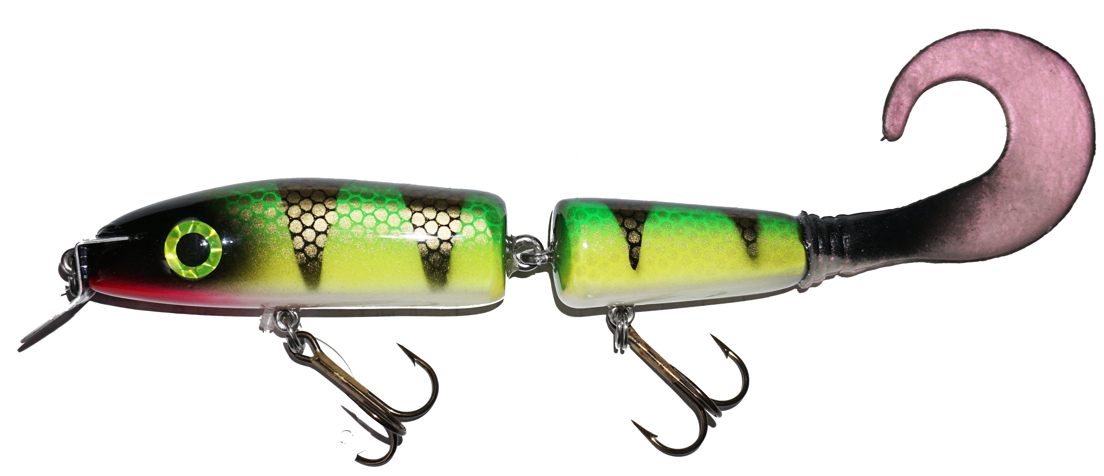 Big Fork Reef Digger Shallow Crankbait with Soft Tail - Premium Fishing Lure for Bass, Trout & Walleye - Perfect for Freshwater & Saltwater Fishing