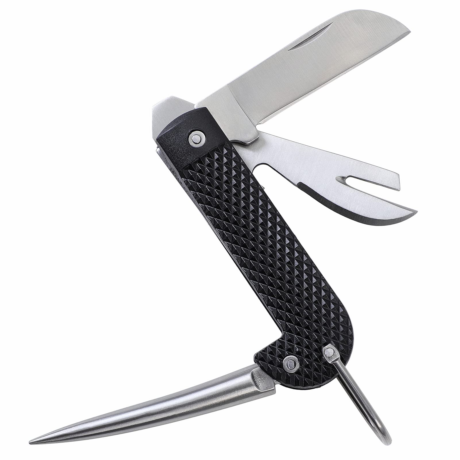 ULEES Marlin Spike Knife - Premium Stainless Steel Sailing & Rigging Tool for Sailors - Perfect for Knot Untying, Rope Splicing, Camping & Outdoor Adventures - Essential Nautical Gear for Boating, Fishing & Survival Situations