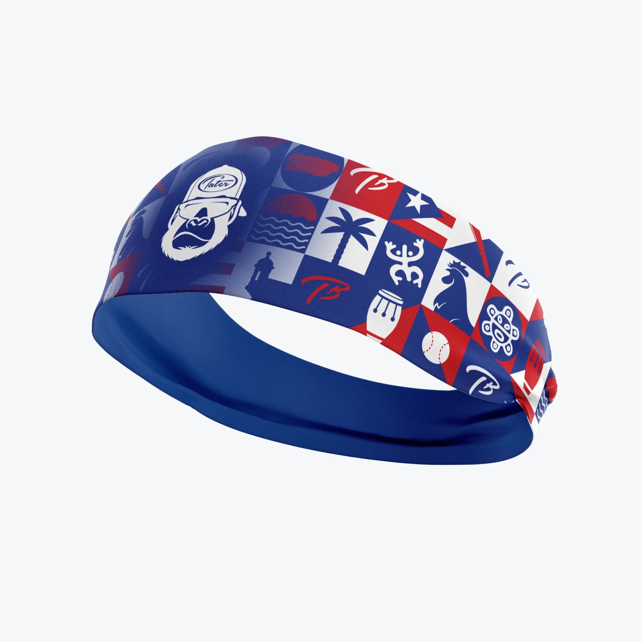 PERREO Puerto Rico Kong Headband - Stylish & Comfortable Headwear for Dance, Fitness & Everyday Wear - Perfect for Salsa, Reggaeton & Workouts
