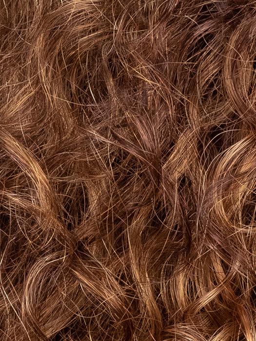 Perucci Synthetic Disco Wig for Women - Long Curly Party Wig for Costume, Halloween, Cosplay & Nightlife Events