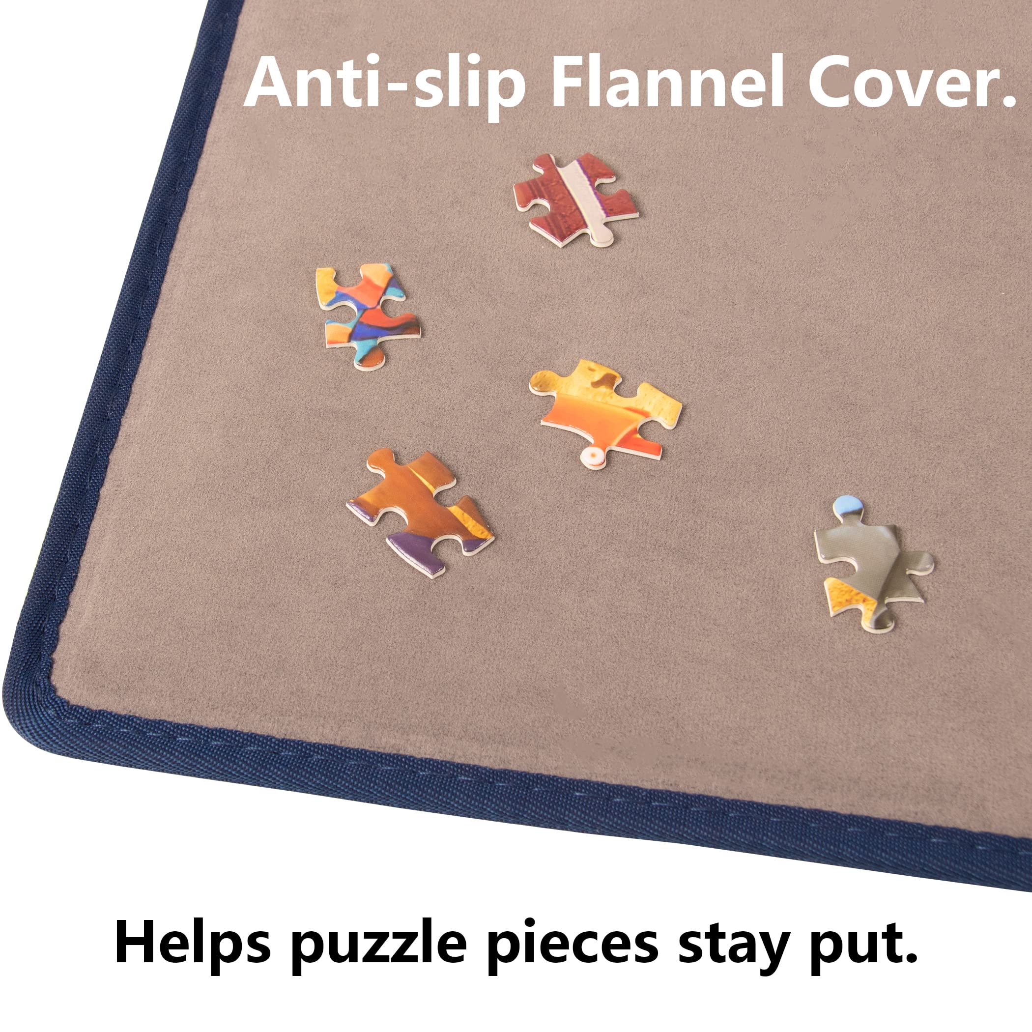 Premium Tektalk Jigsaw Puzzle Board - Portable Non-Slip Puzzle Mat for 1000-Piece Puzzles | Puzzle Storage & Organizer | Perfect for Home, Travel & Family Game Nights
