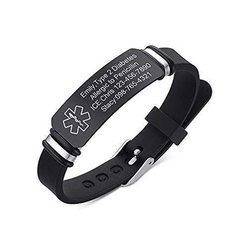 Silicone 01-Black-Width 15MM