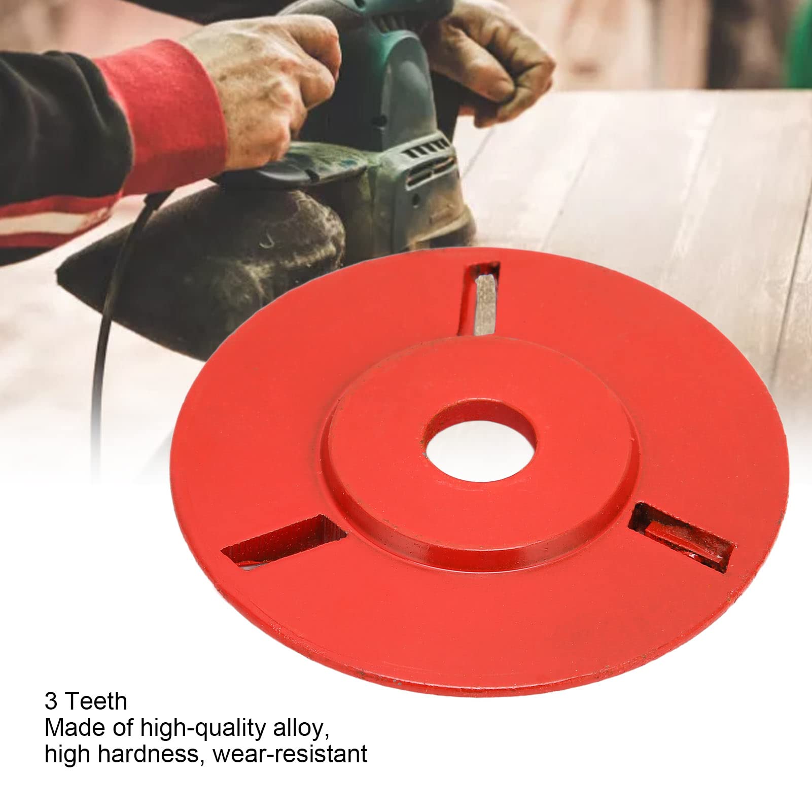 Woodworking Milling Cutter Tools - 3 Teeth Power Wood Carving Disc & Turbo Carving Blade for Angle Grinder | Perfect for Coffee Table, Tea Table & DIY Woodworking Projects