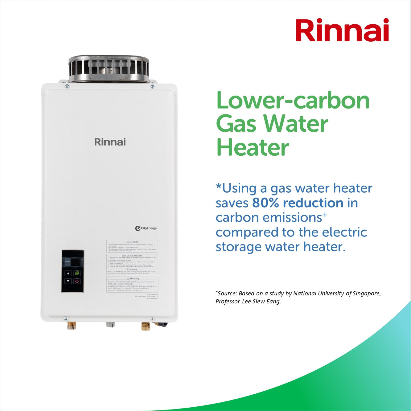 Rheem 10Rfm Gas Water Heater - High Efficiency Tankless Gas Water Heater for Home & RV Use | Instant Hot Water for Showers, Sinks & Appliances