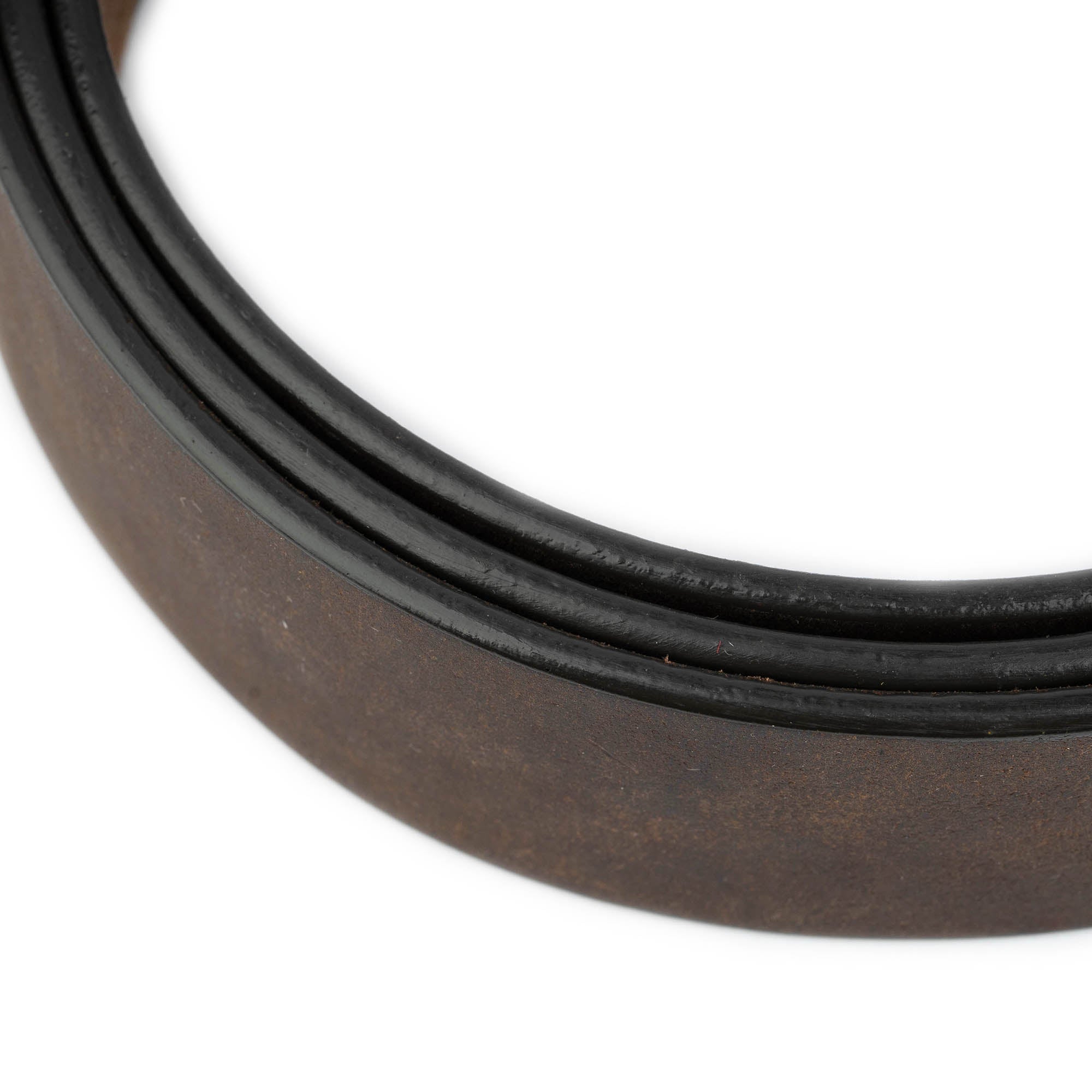 Genuine Brown Full Grain Leather Belt Strap Replacement for Dunhill Buckles - Women's Fashion Accessory for Office, Casual & Formal Wear