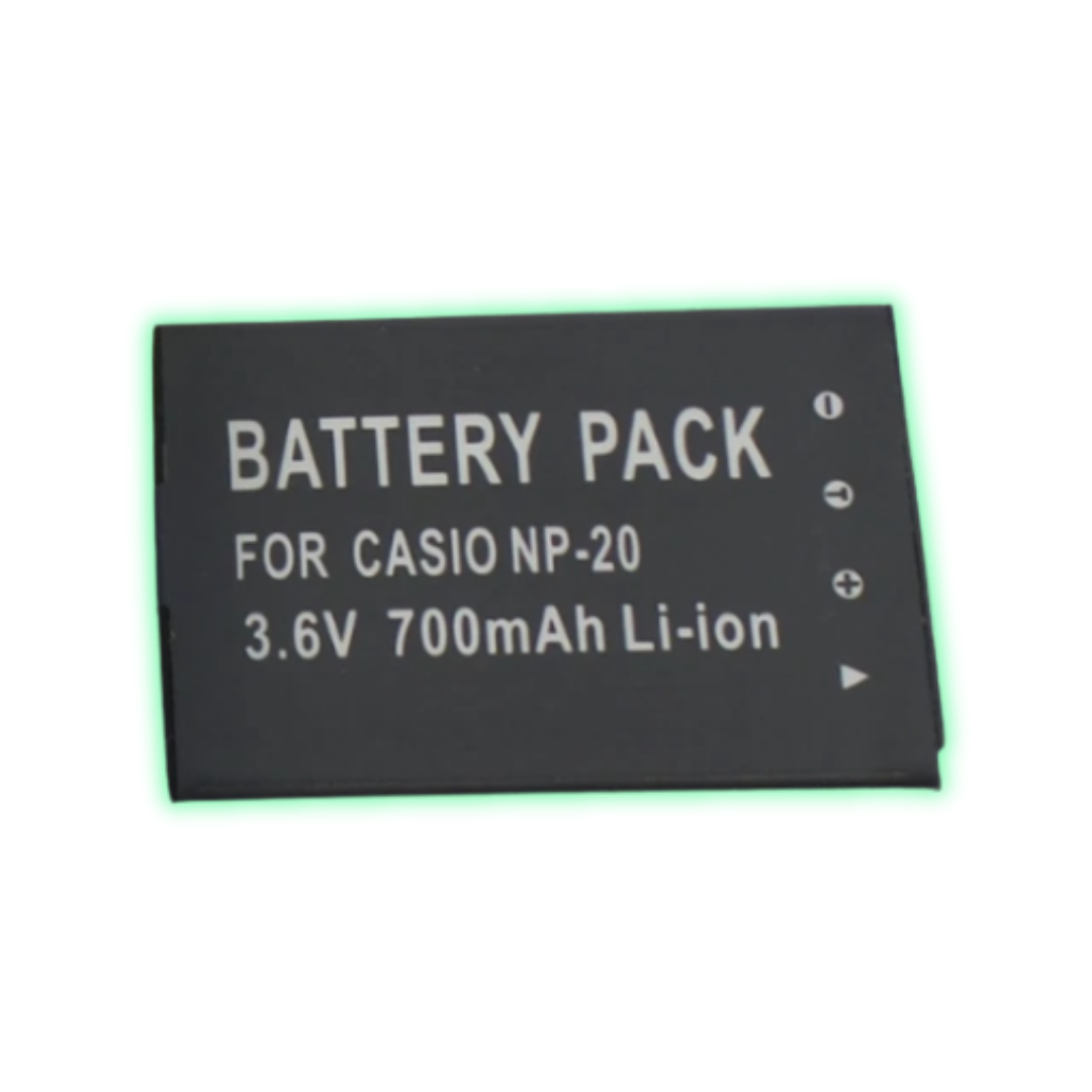 Casio NP-20 Li-Ion Battery Replacement for BLI-216 - Long Lasting Power for Digital Cameras & Camcorders - Perfect for Travel, Photography & Outdoor Adventures