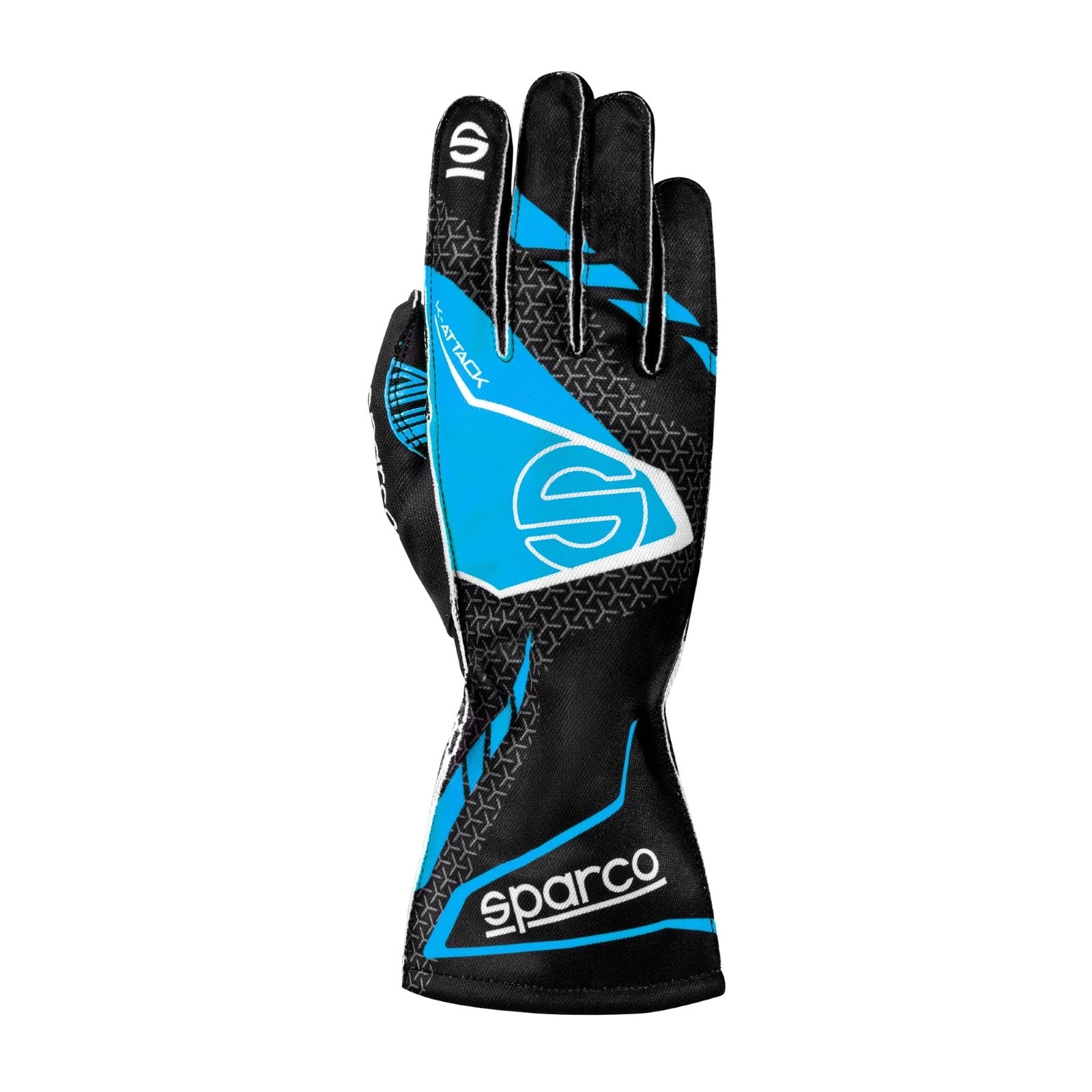 SPARCO K ATTACK (2025) Racing Gloves - Professional Motorsport Driving Gloves for Karting, Track Racing & Performance Driving - Breathable & Comfortable Grip