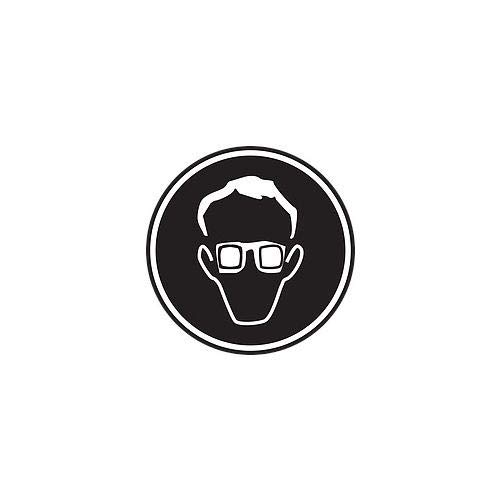 GHS1234 Safety Glasses Pictogram Labels - 0.5 Inch OSHA Compliant Chemical Hazard Stickers (5 Pads, 1820 Total) for Workplace Safety & Lab Equipment Labeling