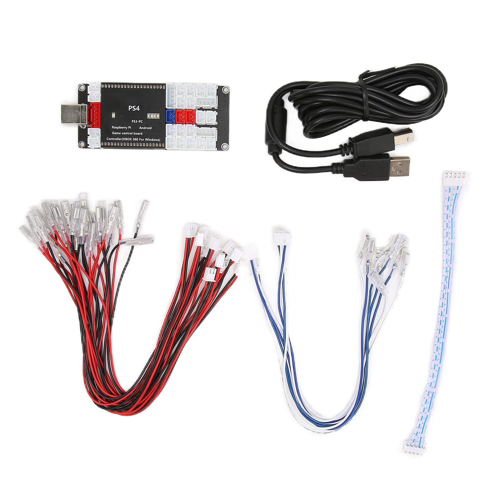 Zero Delay USB Arcade Encoder for PS4, PS3, PC & Raspberry Pi - DIY Joystick Controller Kit for Gaming