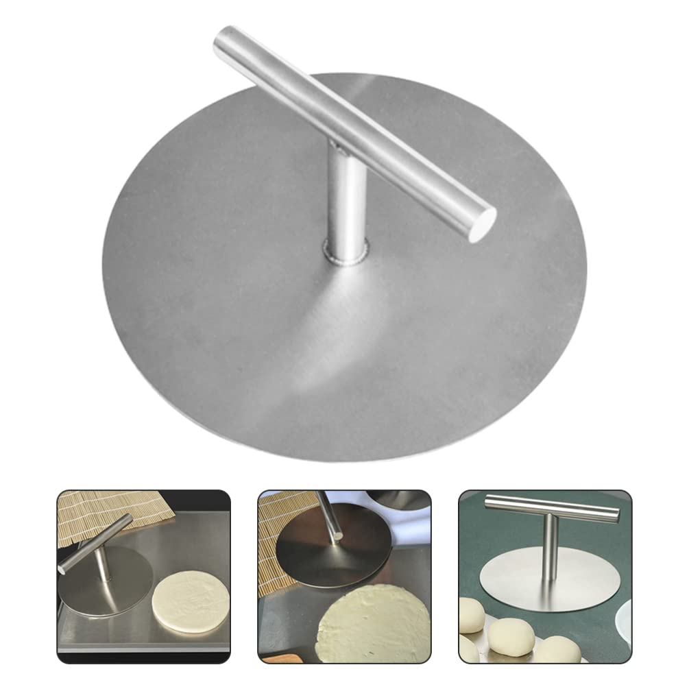 Stainless Steel Burger Press & Patty Maker - Round Cake Press, Pastry & Meat Pie Pressing Tool - Kitchen Gadget for Homemade Burgers, Pies & Pastries - Perfect for BBQ, Parties & Family Cooking