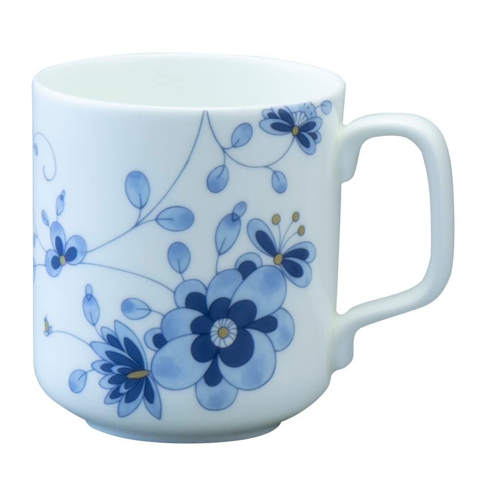 Narumi Milan Mug 11.2 oz (330ml) - Microwave & Dishwasher Safe Ceramic Coffee Cup - Perfect for Home, Office & Cafe Use