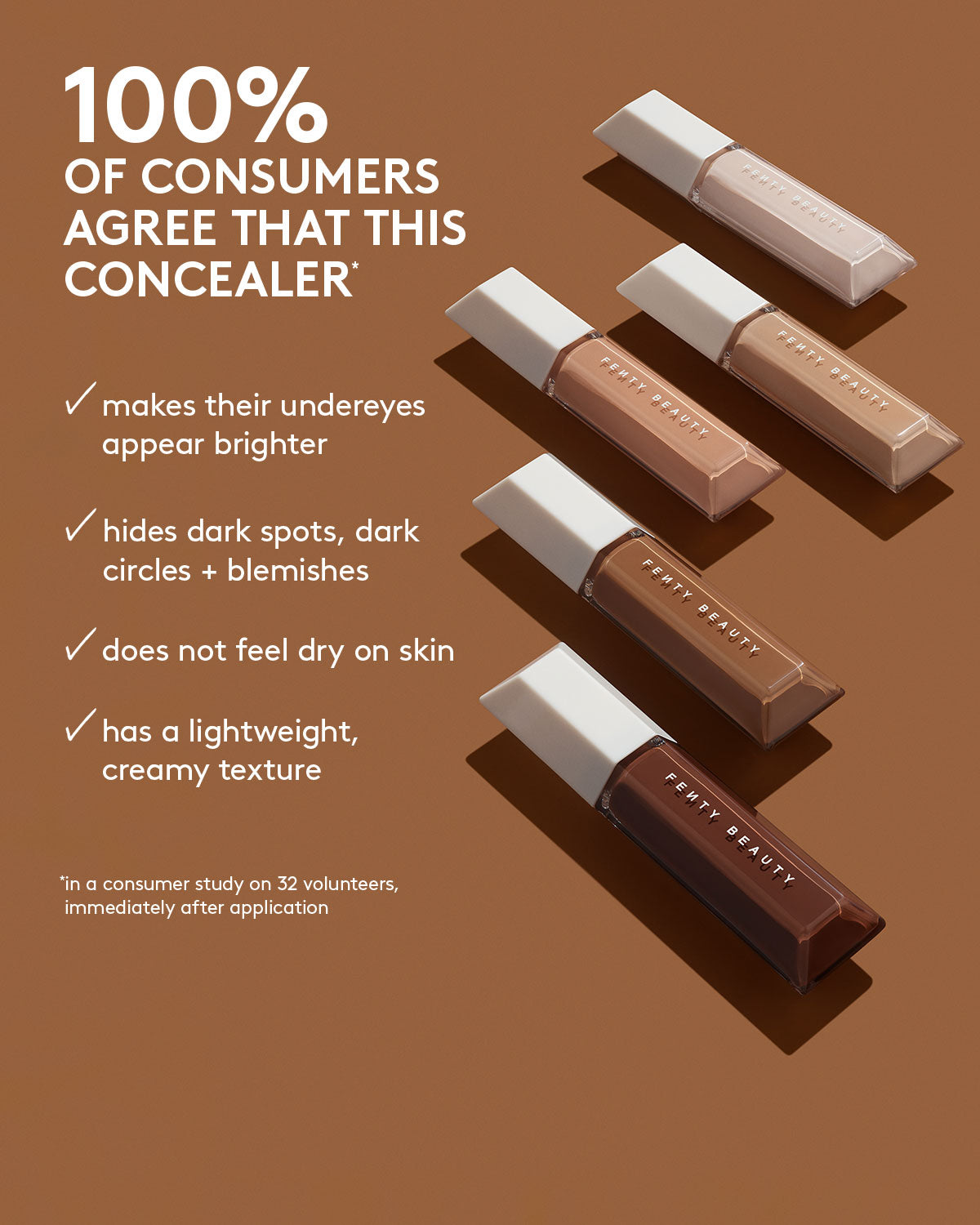 We're Even Hydrating Longwear Concealer 140N - Full Coverage Liquid Concealer for Dark Circles & Blemishes - Perfect for Everyday Makeup & Professional Use