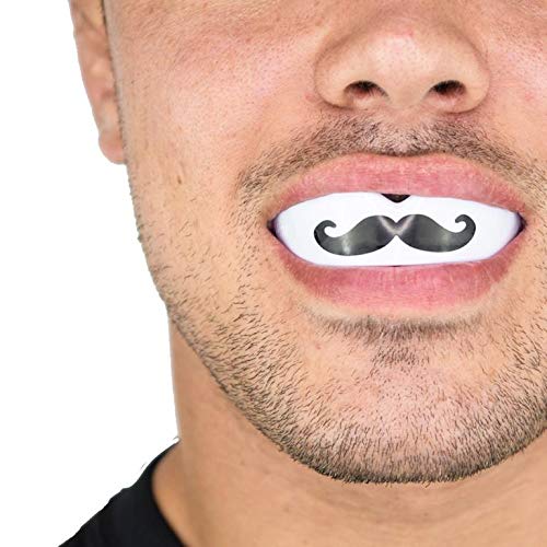 SafeJawz Sports Mouthguard & Cleaner Set - Premium Gum Shield for Football, Rugby, Hockey, Lacrosse & Contact Sports (Adult & Junior Size) - Perfect for Training, Games & Injury Protection