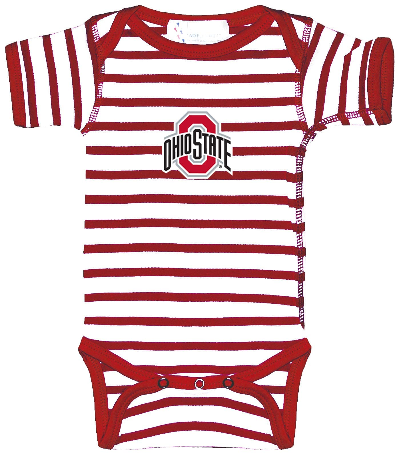 Two Feet Ahead Striped Baby Bodysuit - Soft Cotton Creeper Outfit for Newborn Boys 0-3M 6M 12M | Perfect for Playtime, Photo Shoots & Everyday Wear
