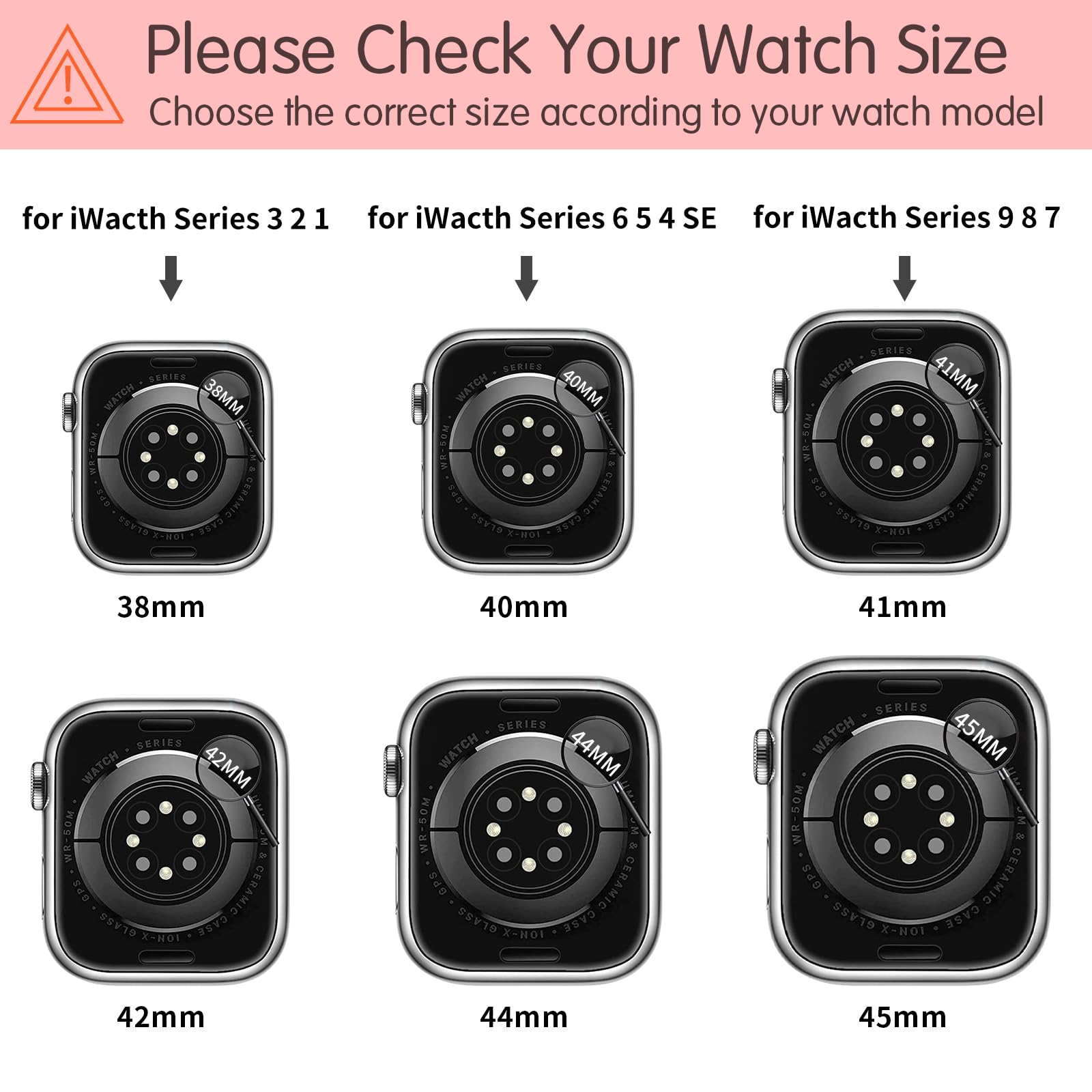 JOYOZY Bling Bands for Apple Watch 38mm 40mm 41mm 42mm 44mm 45mm - Women's Diamond Metal Strap with Glitter Case & Built-in Screen Protector - Compatible with iWatch Series 9/8/7/6/5/4/3/2/1/SE - Perfect for Workouts, Parties & Everyday Fashion Accessory