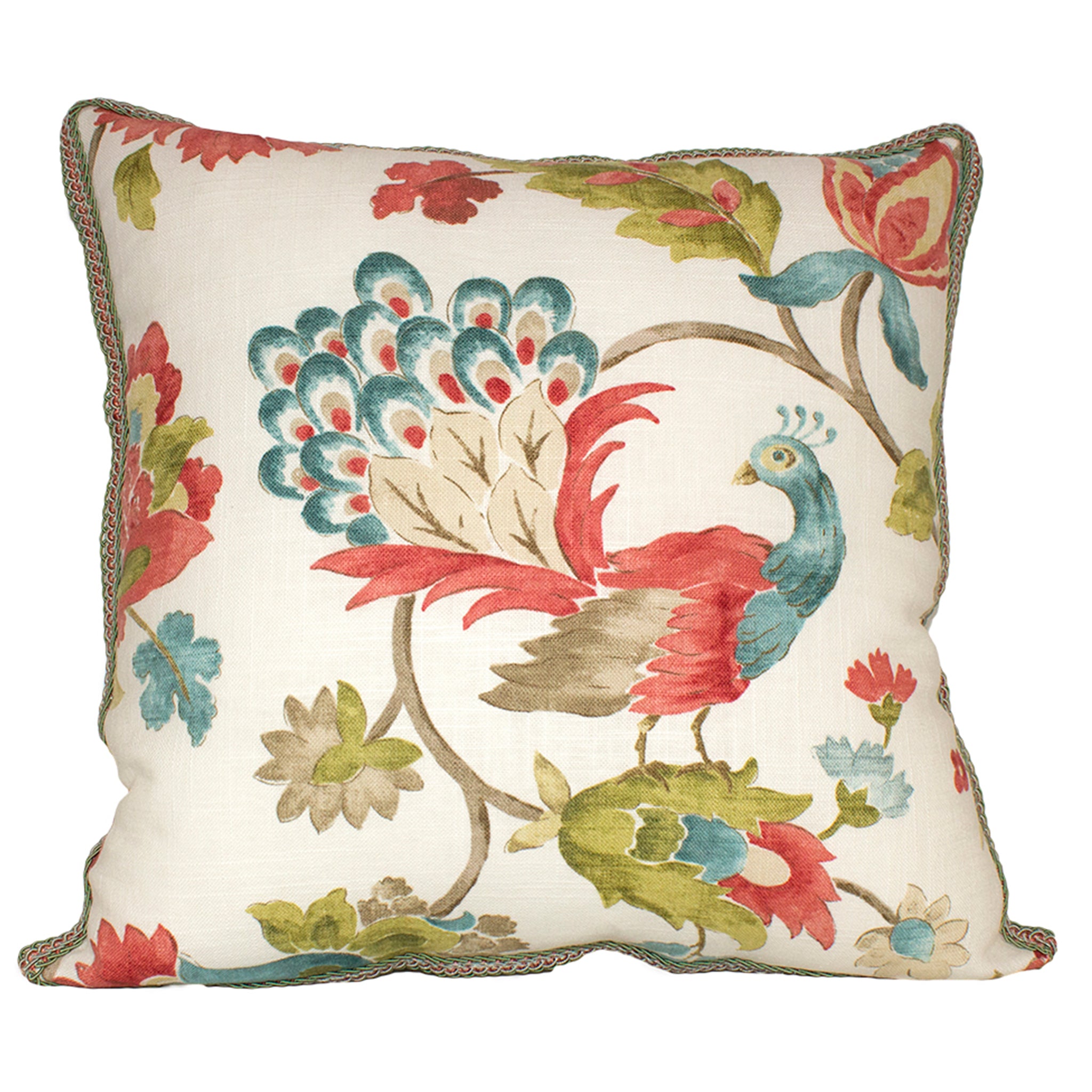 Arianna Floral Decorative Throw Pillow Cover - Soft Bohemian Cushion for Living Room, Bedroom, Sofa & Home Decor