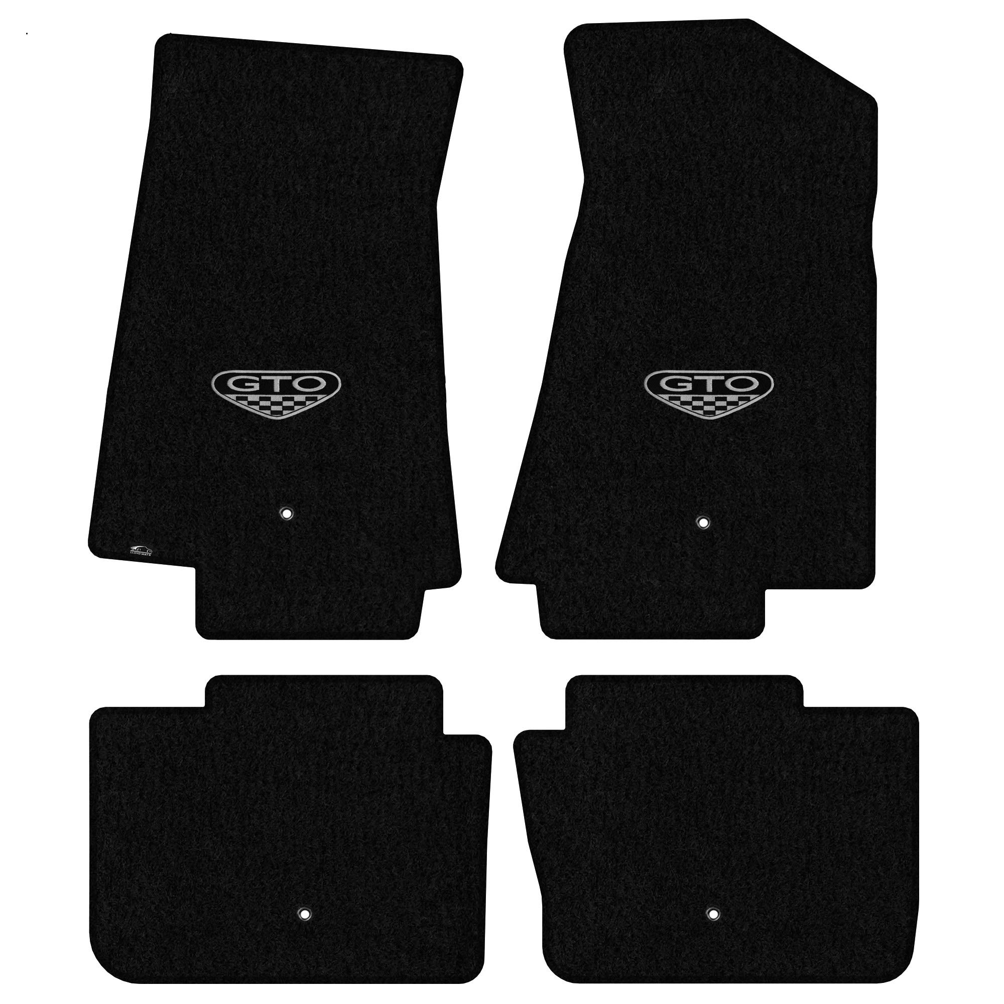Premium Custom-Fit Carpet Floor Mats for Pontiac GTO 2004-2006 - Black 4-Piece Set (Front & Rear) - Luxury Car Interior Accessories for Enhanced Comfort & Protection - Perfect for Daily Commute, Road Trips & Car Shows