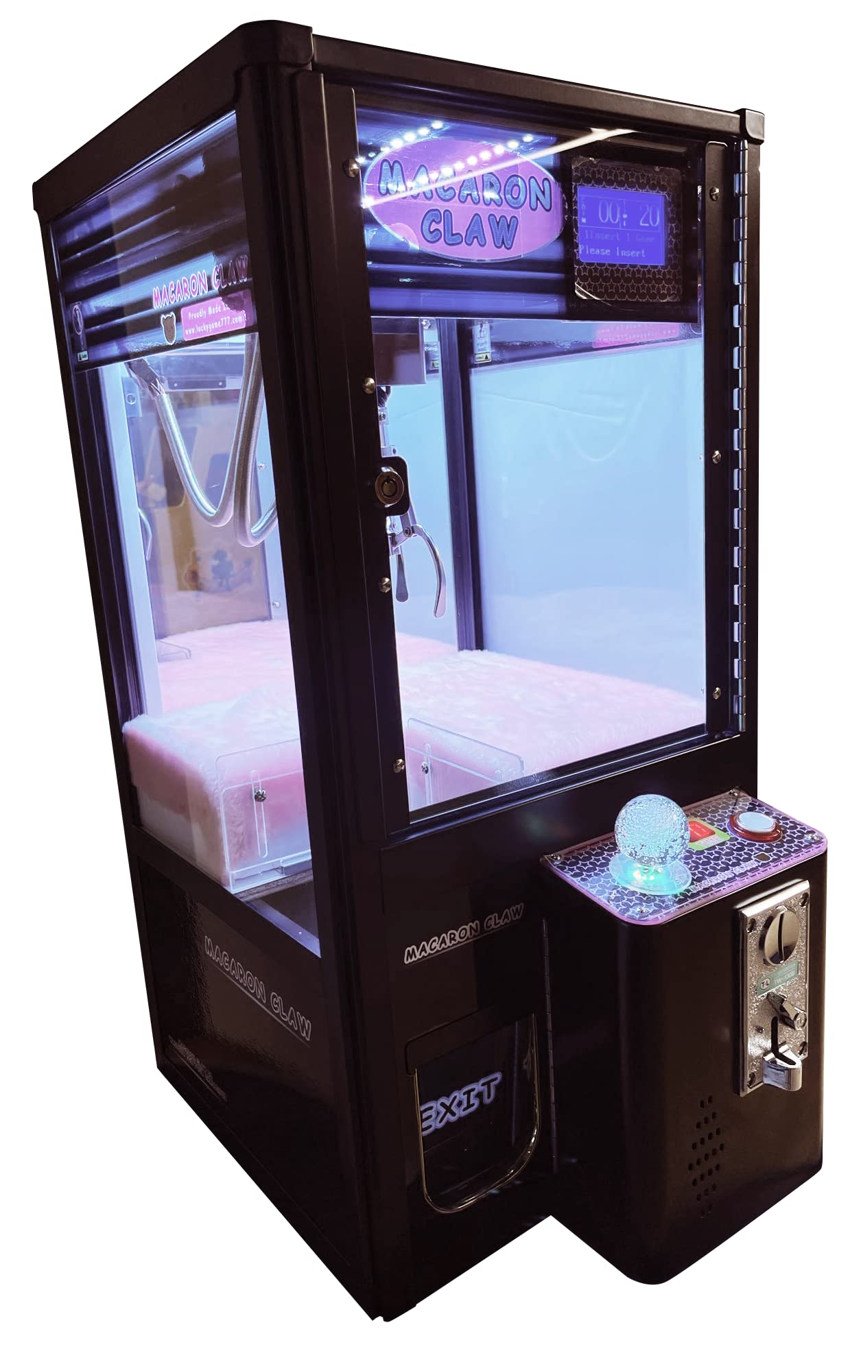 Mini Claw Machine Crane Game Toy for Kids - Black | Fun Arcade Prize Grabber for Birthday Parties, Carnival Games & Family Entertainment (Pre-Order)