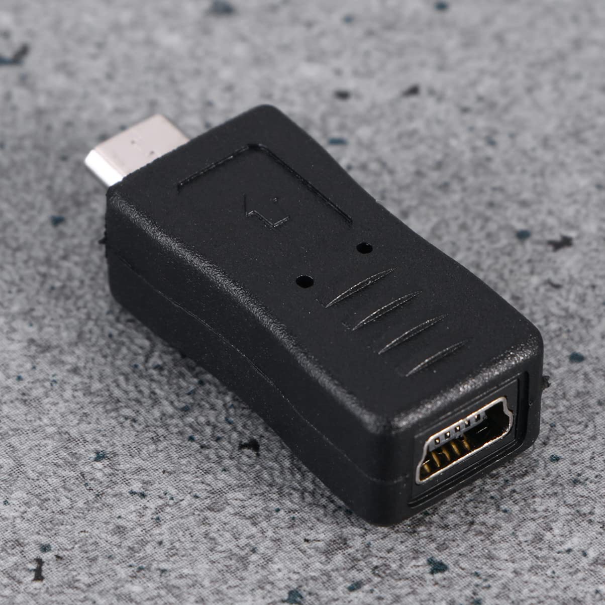 Micro USB to Mini USB Adapter - Male to Female Converter for Smartphones & Electronics | Perfect for Charging, Data Transfer & Device Connectivity