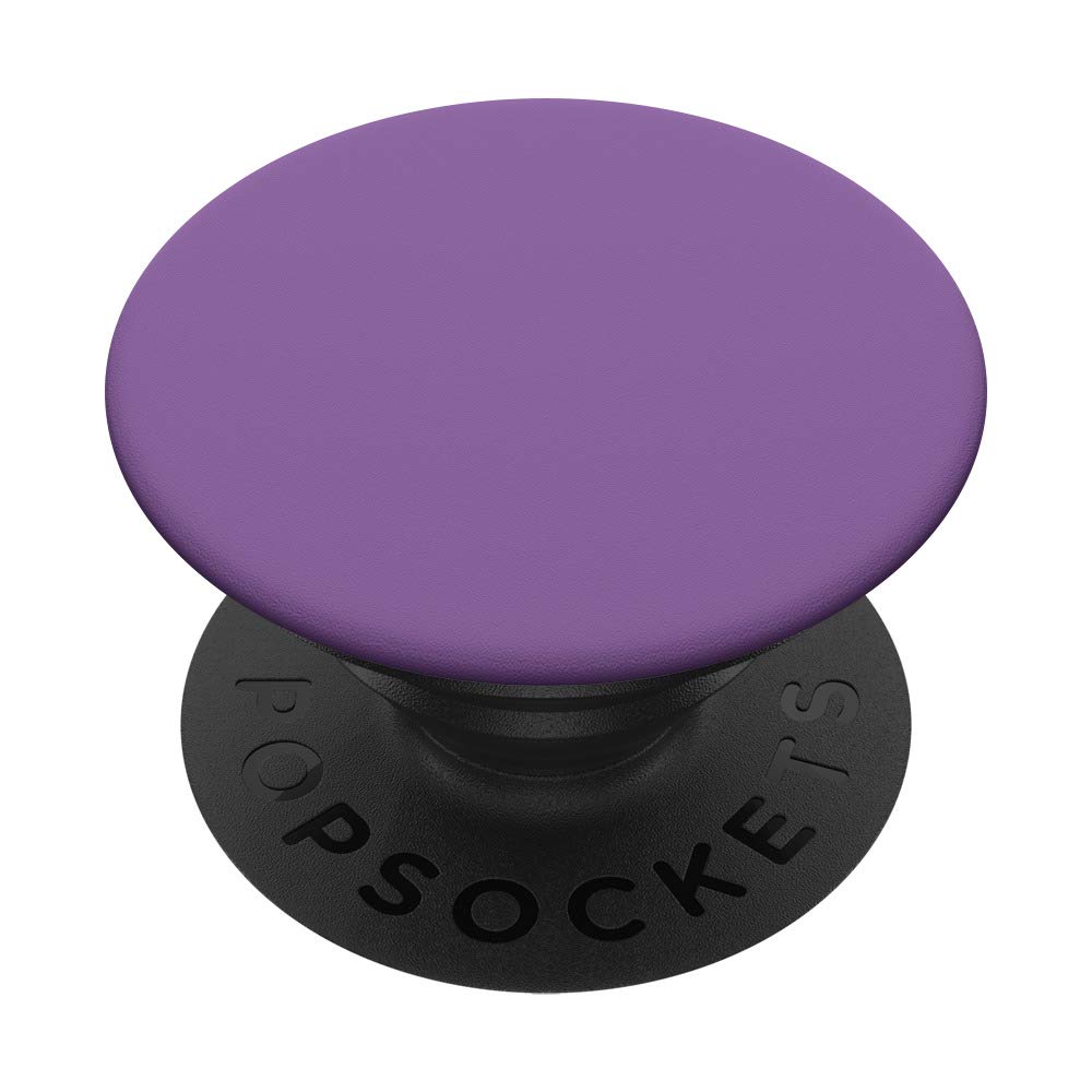 Amethyst Orchid PopSockets Grip & Stand - Simple Neutral Solid Color Phone & Tablet Accessory for Home, Office, and Travel Use
