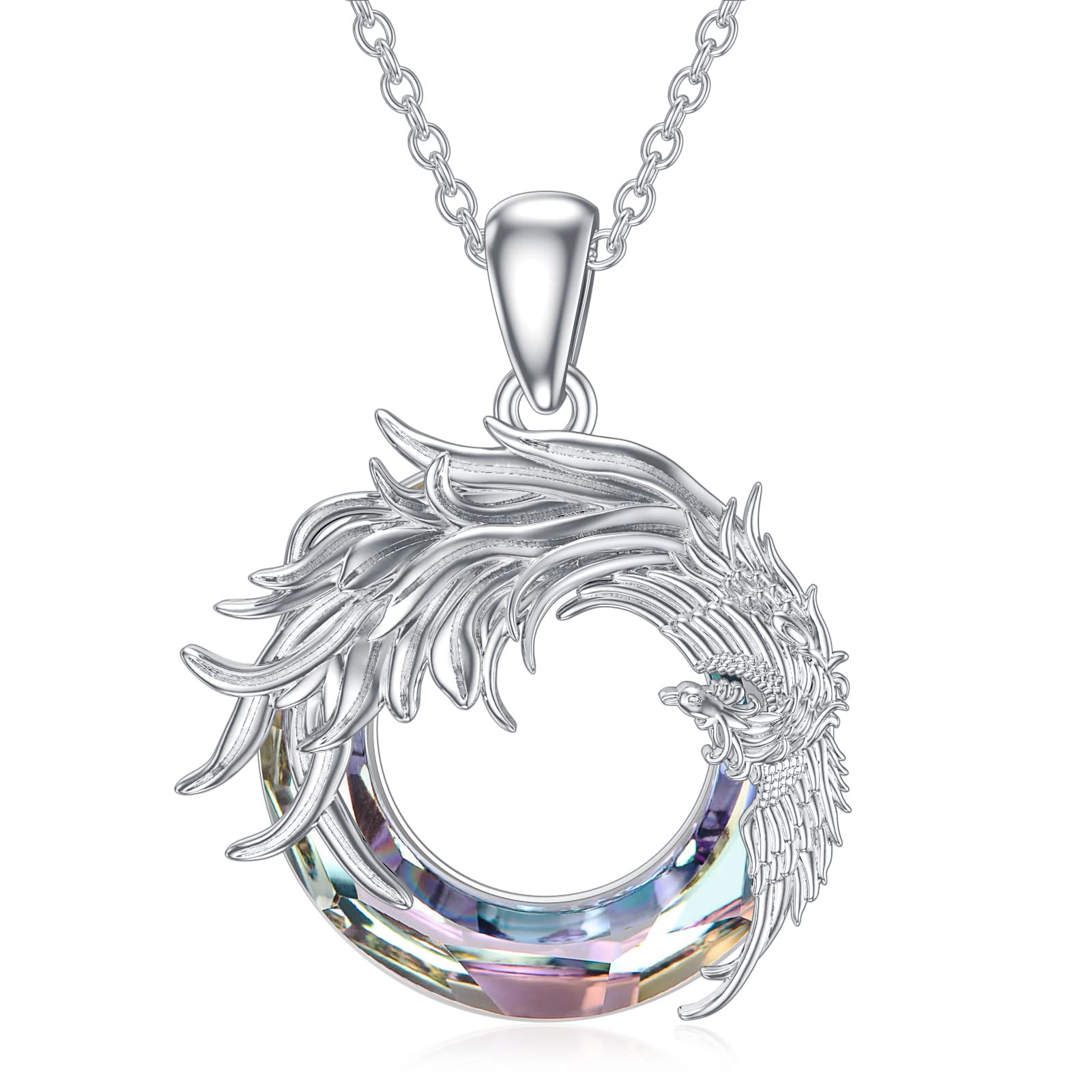 925 Sterling Silver Animal Pendant Necklace - Owl, Highland Cow, Squirrel, Fox, Otter, Bunny & Dog Charms | Unique Jewelry Gifts for Women & Men | Perfect for Birthday, Christmas & Everyday Wear