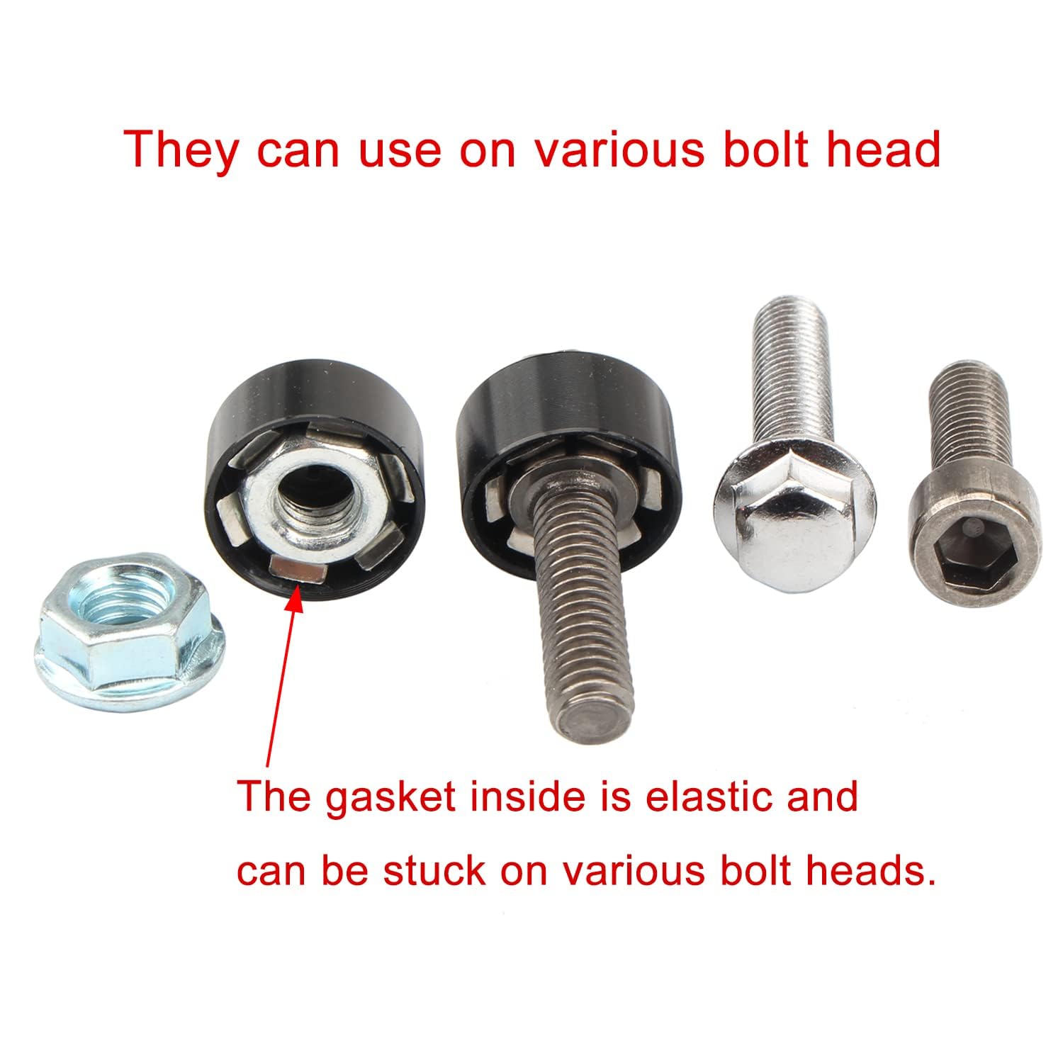 Harley Bolt Covers Kit 11mm-14.6mm for Touring, Road King & Sportster - Motorcycle Protection