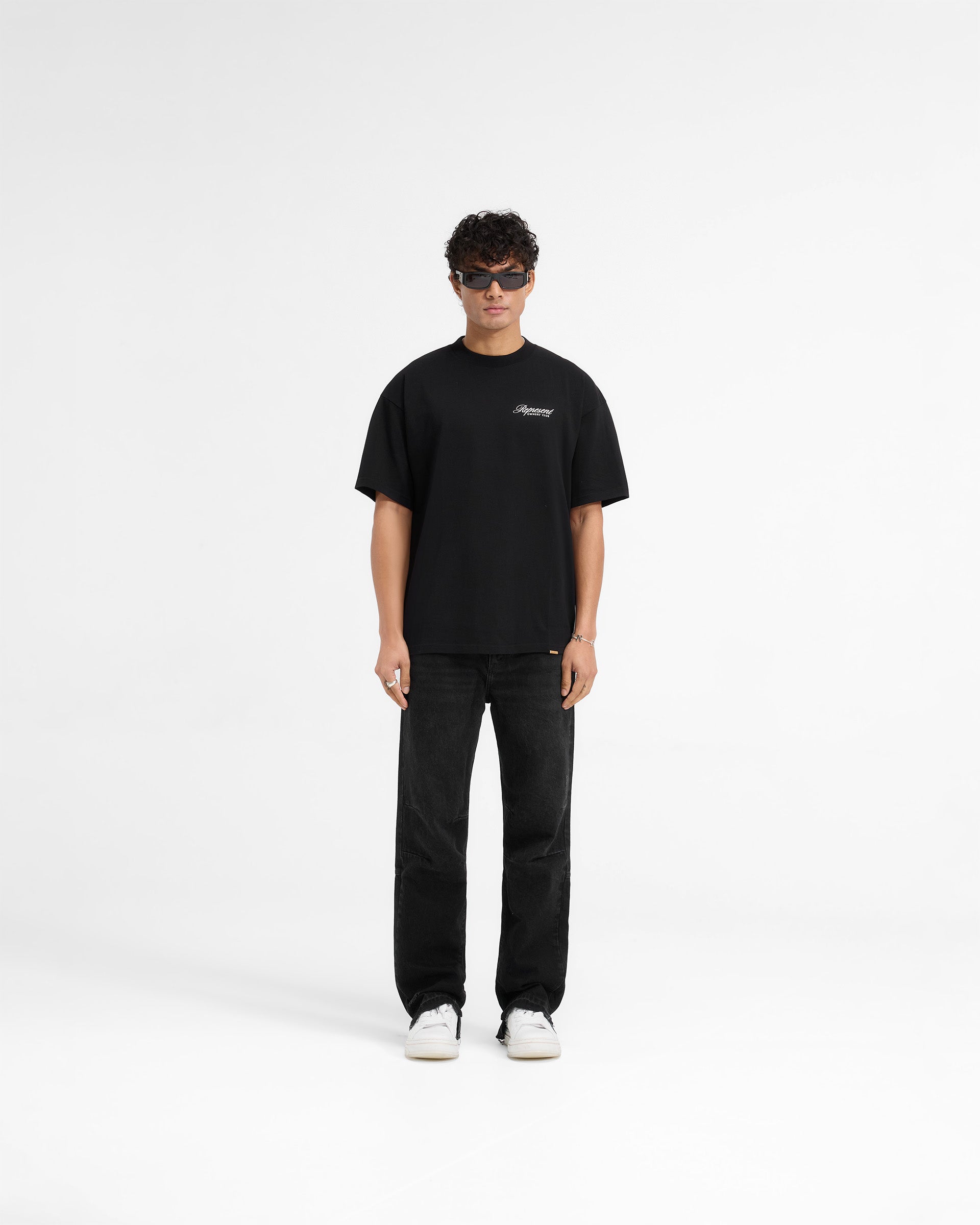 Represent X Harrods Bear Owners Club T-Shirt - Jet Black | Stylish Graphic Tee for Casual Wear & Street Fashion