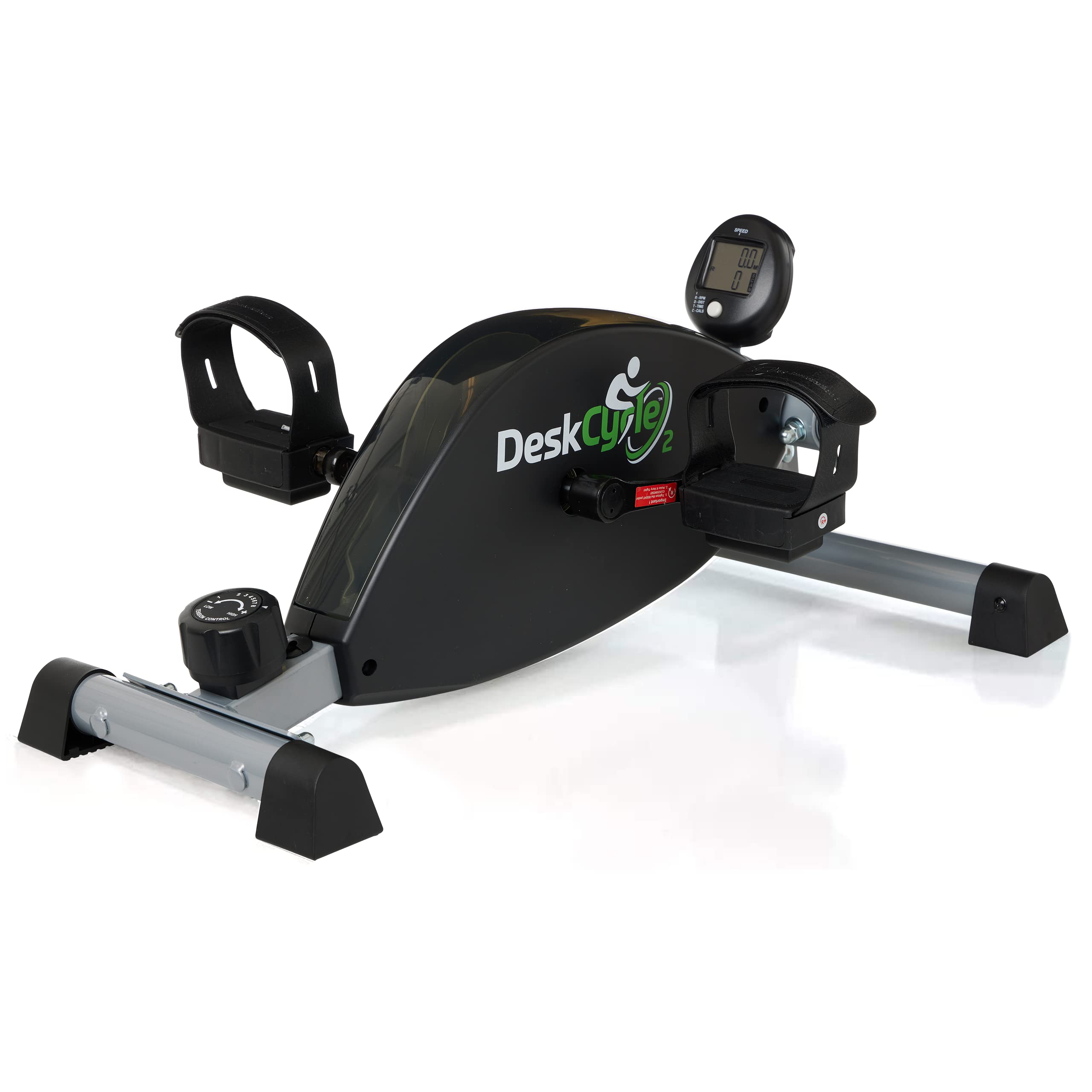 DeskCycle Under Desk Bike Pedal Exerciser - Mini Exercise Bike for Office & Home Use, Adjustable Leg Physical Therapy Equipment - Perfect for Desk Workouts, Rehabilitation & Sedentary Lifestyle