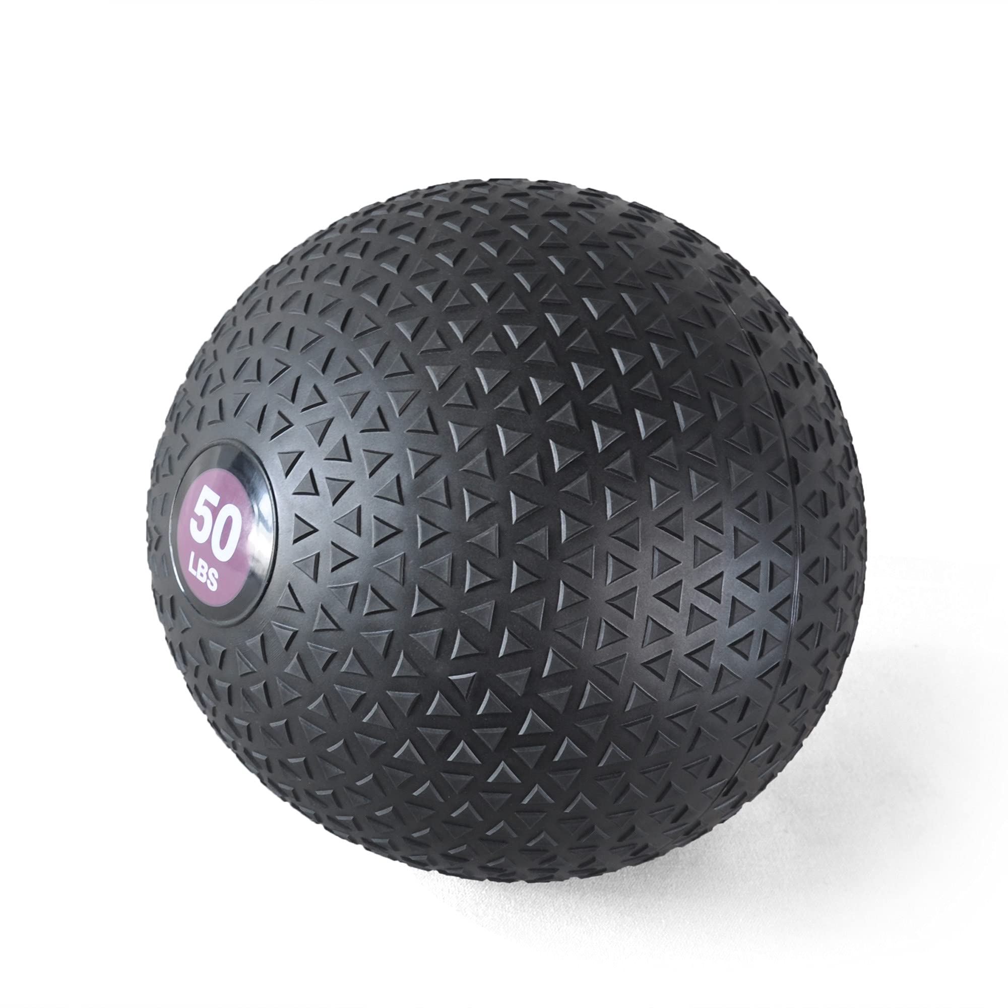 PRISP Weighted Medicine Slam Ball - Heavy Duty Exercise Ball with Easy Grip Textured Surface for CrossFit, Strength Training & Home Workouts