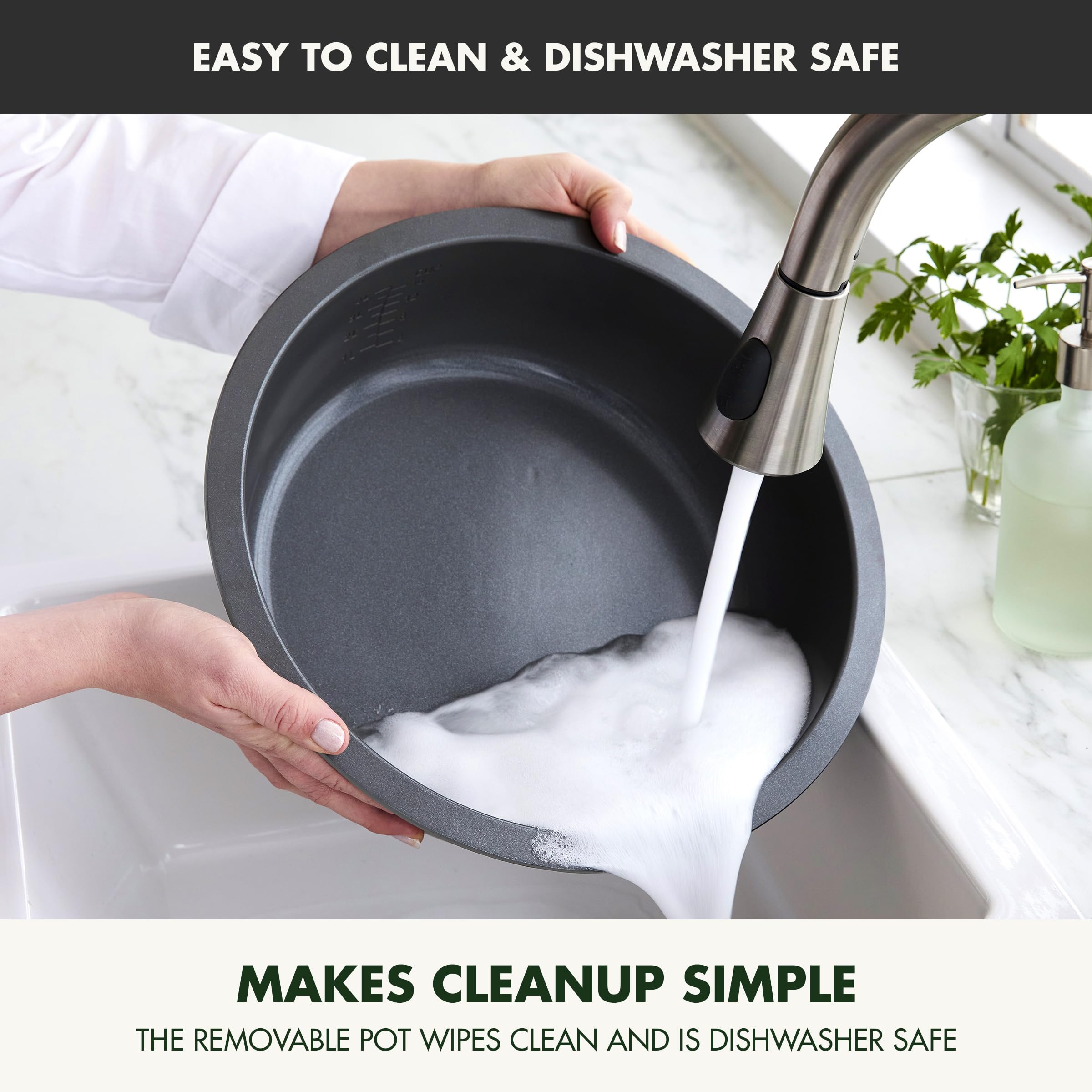 GreenPan Elite Essential Smart Electric 6QT Skillet Pot – Nonstick Ceramic Cookware for Searing, Sauteing, Stir-Frying & Rice Cooking | PFAS-Free, Dishwasher Safe & LED Display | Perfect for Home Cooking, Meal Prep & Healthy Family Dinners
