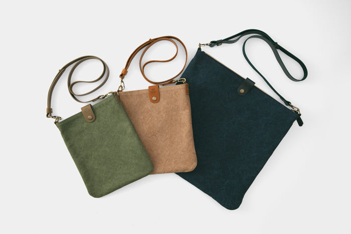 TRAVELER'S COMPANY Canvas Shoulder Bag - Compact S Size in Olive Green | Perfect for Daily Commute, Weekend Trips & Minimalist Travel Accessories