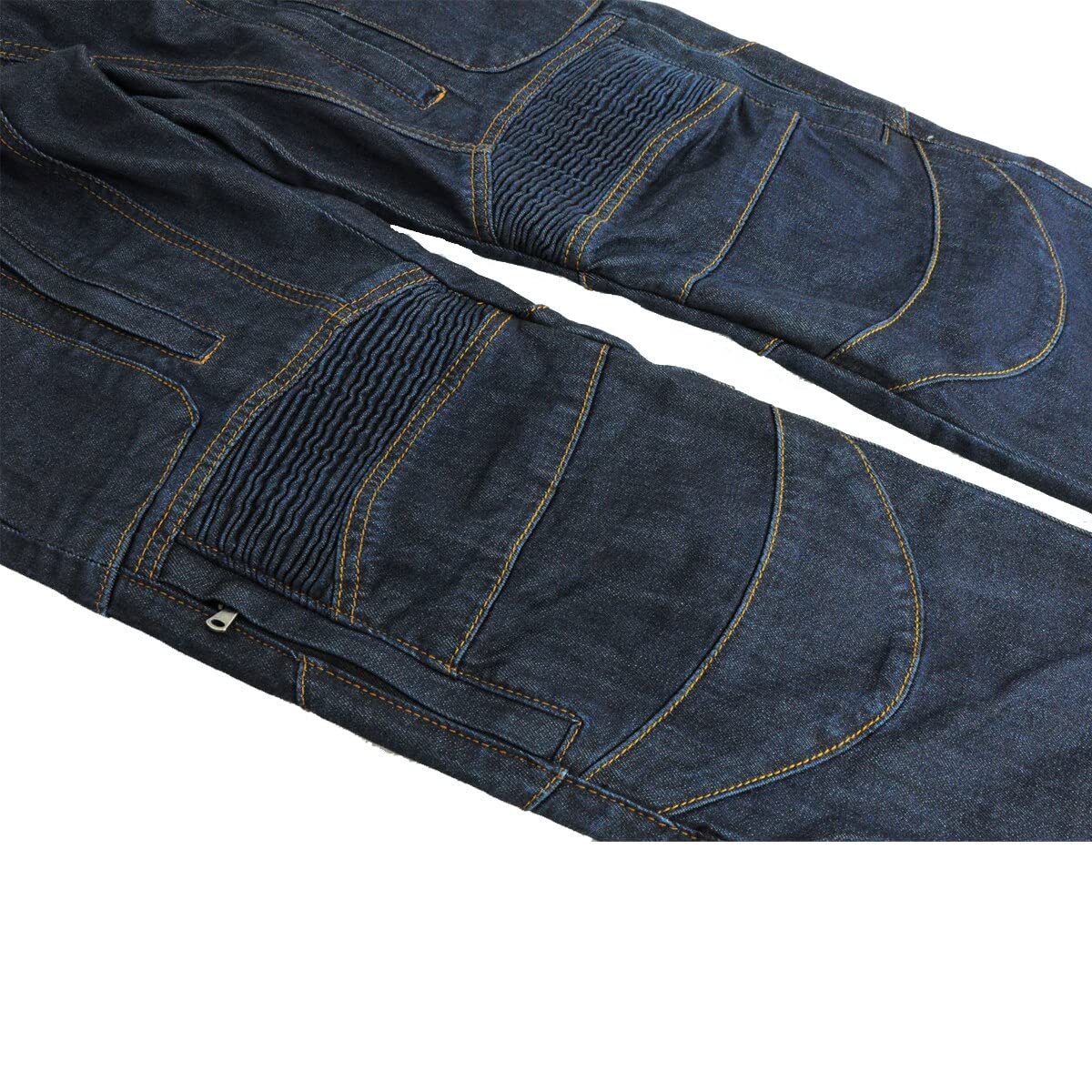 Motorcycle Riding Protective Pants - Anti-Tear Racing Jeans with Reinforced Silicone Knee & Hip Armor for Men & Women | Durable Motorbike Safety Gear for Street & Off-Road Riding