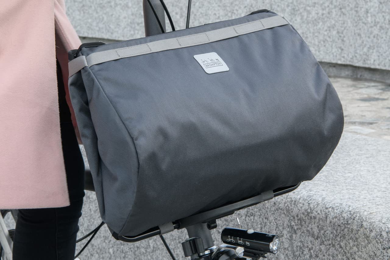 Brompton Borough Basket Bag - Large Bike Basket for Brompton Folding Bicycles | Durable & Stylish Storage for Commuting, Shopping & Urban Cycling